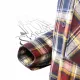 Chemise de travail à carreaux poches zippées Le Laboureur