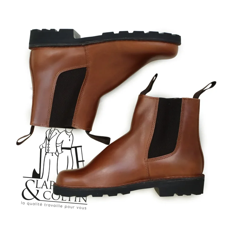 Bottines en cuir Made in France Rungis - Largeot & Coltin