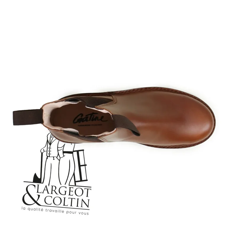 Bottines en cuir Made in France Rungis - Largeot & Coltin