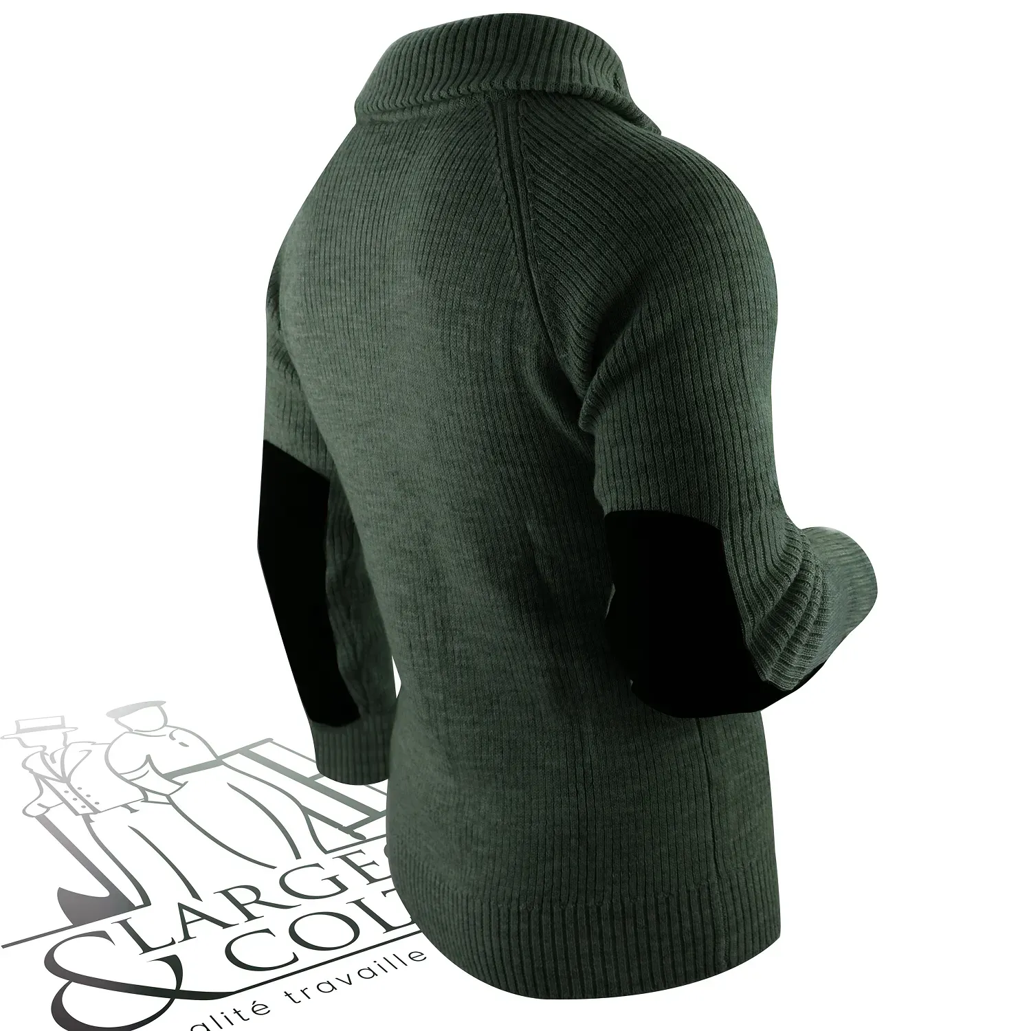 Pull de travail en laine demi zip Snickers Workwear