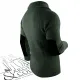 Pull de travail en laine demi zip Snickers Workwear