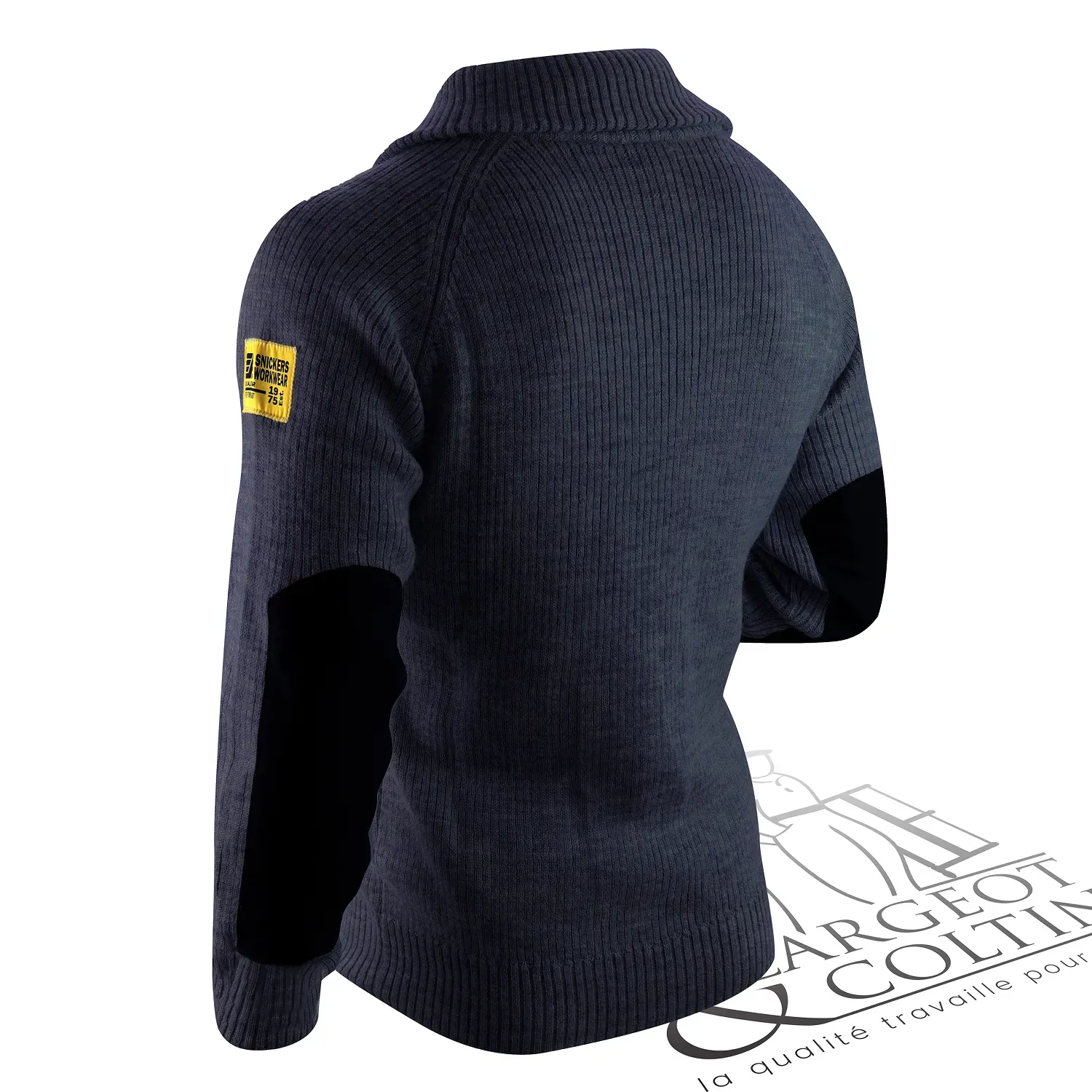 Pull de travail en laine demi zip Snickers Workwear