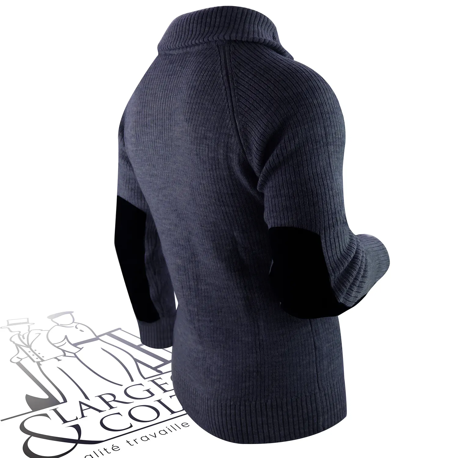 Pull de travail en laine demi zip Snickers Workwear