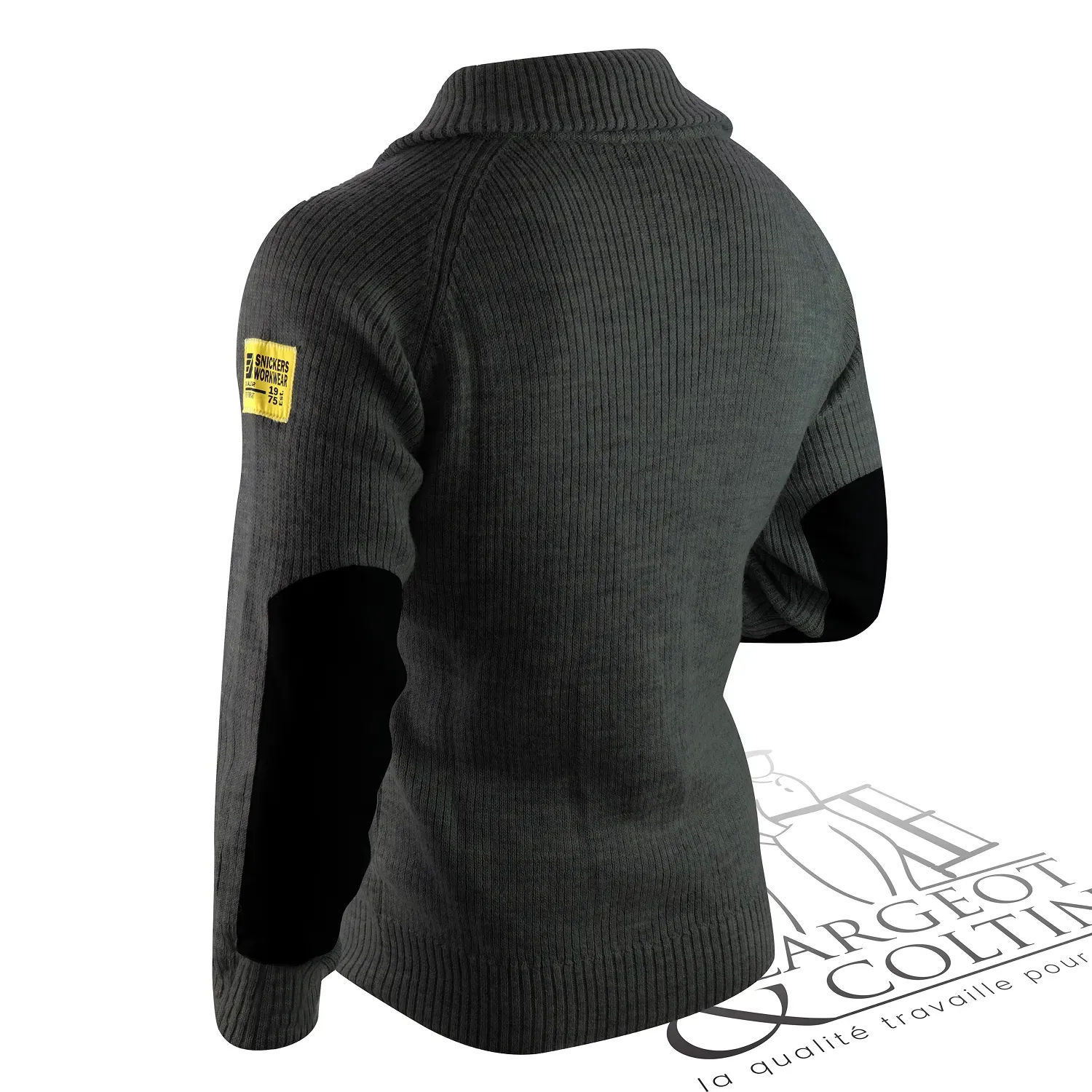 Pull de travail en laine demi zip Snickers Workwear