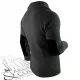 Pull de travail en laine demi zip Snickers Workwear