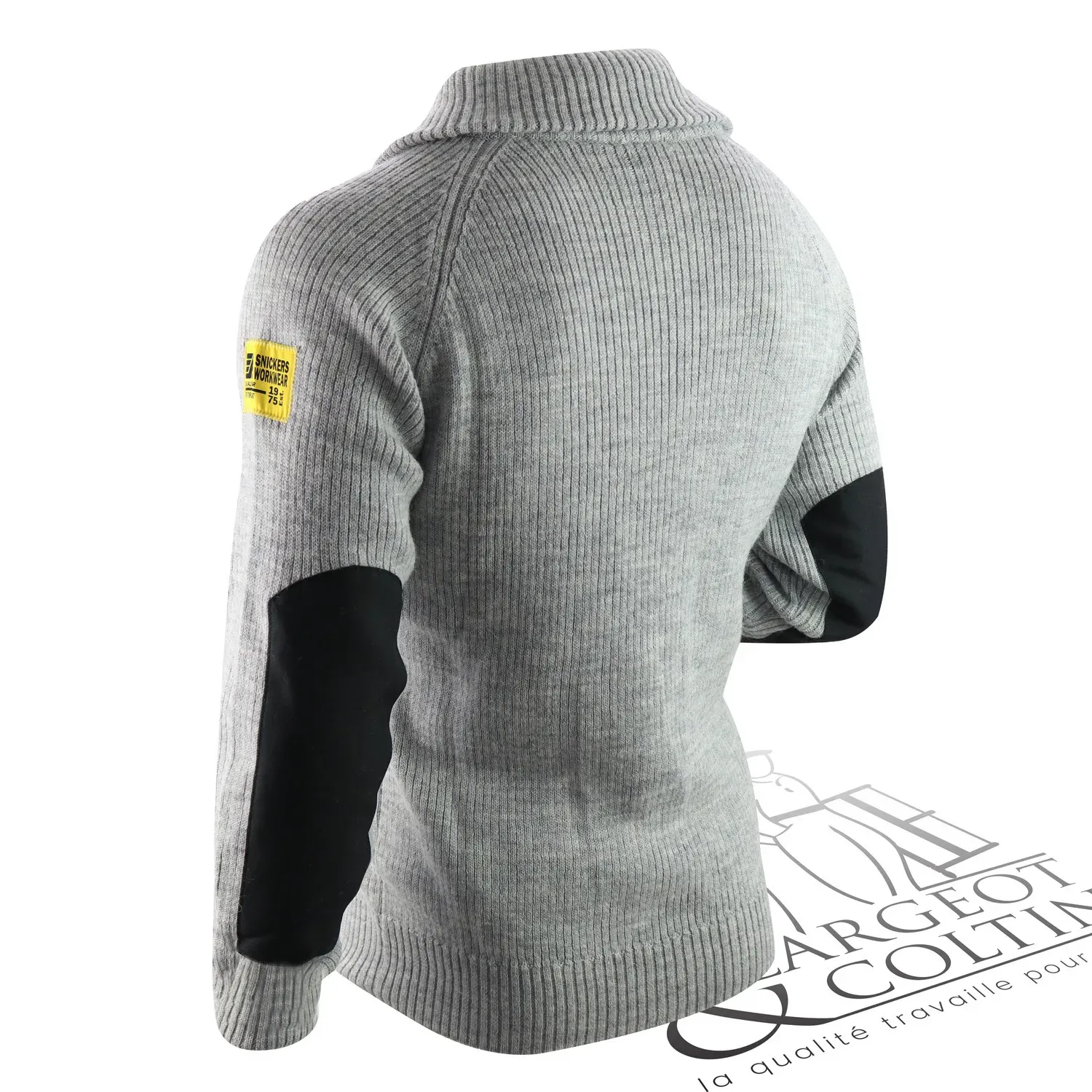 Pull de travail en laine demi zip Snickers Workwear