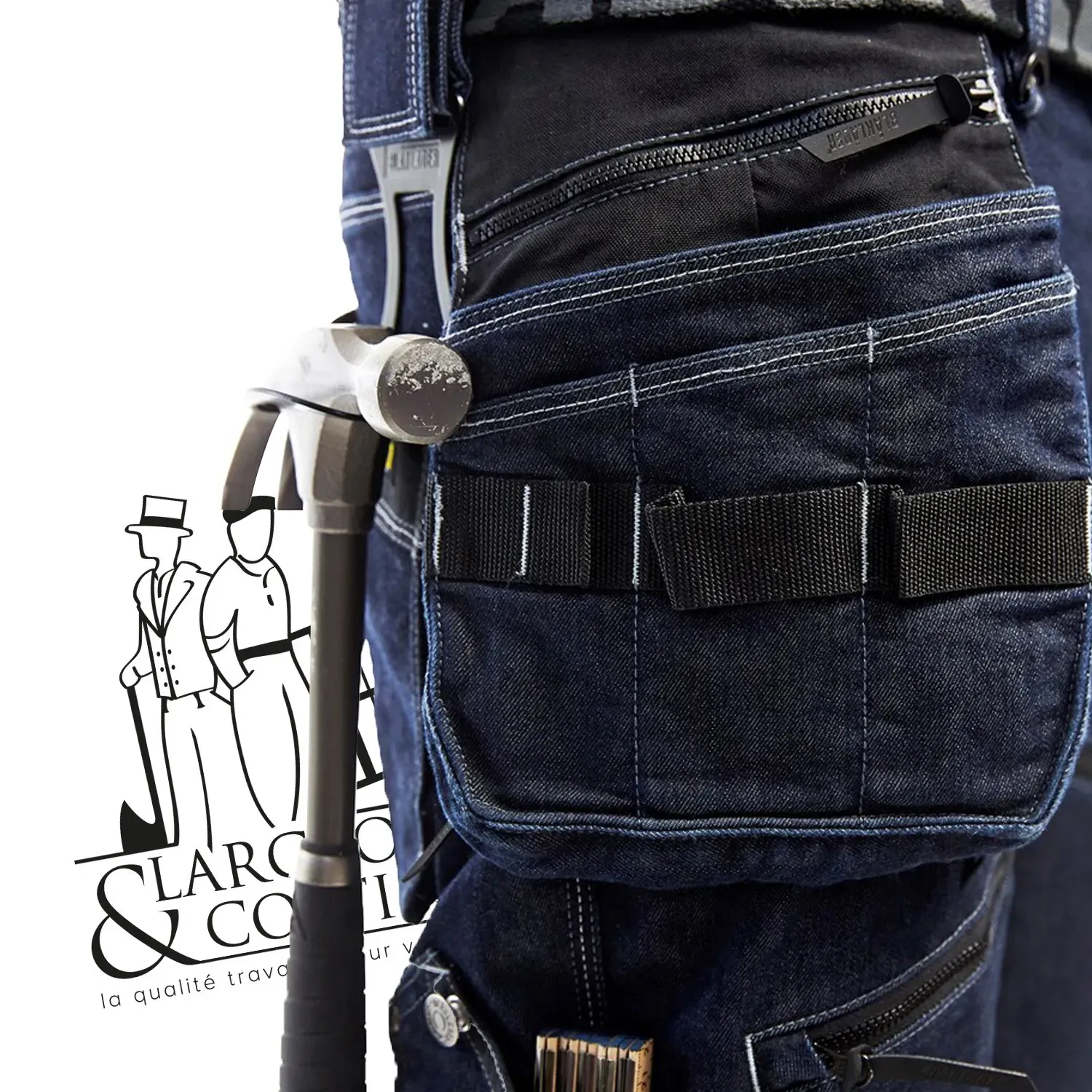 Pantalon denim stretch Blaklader