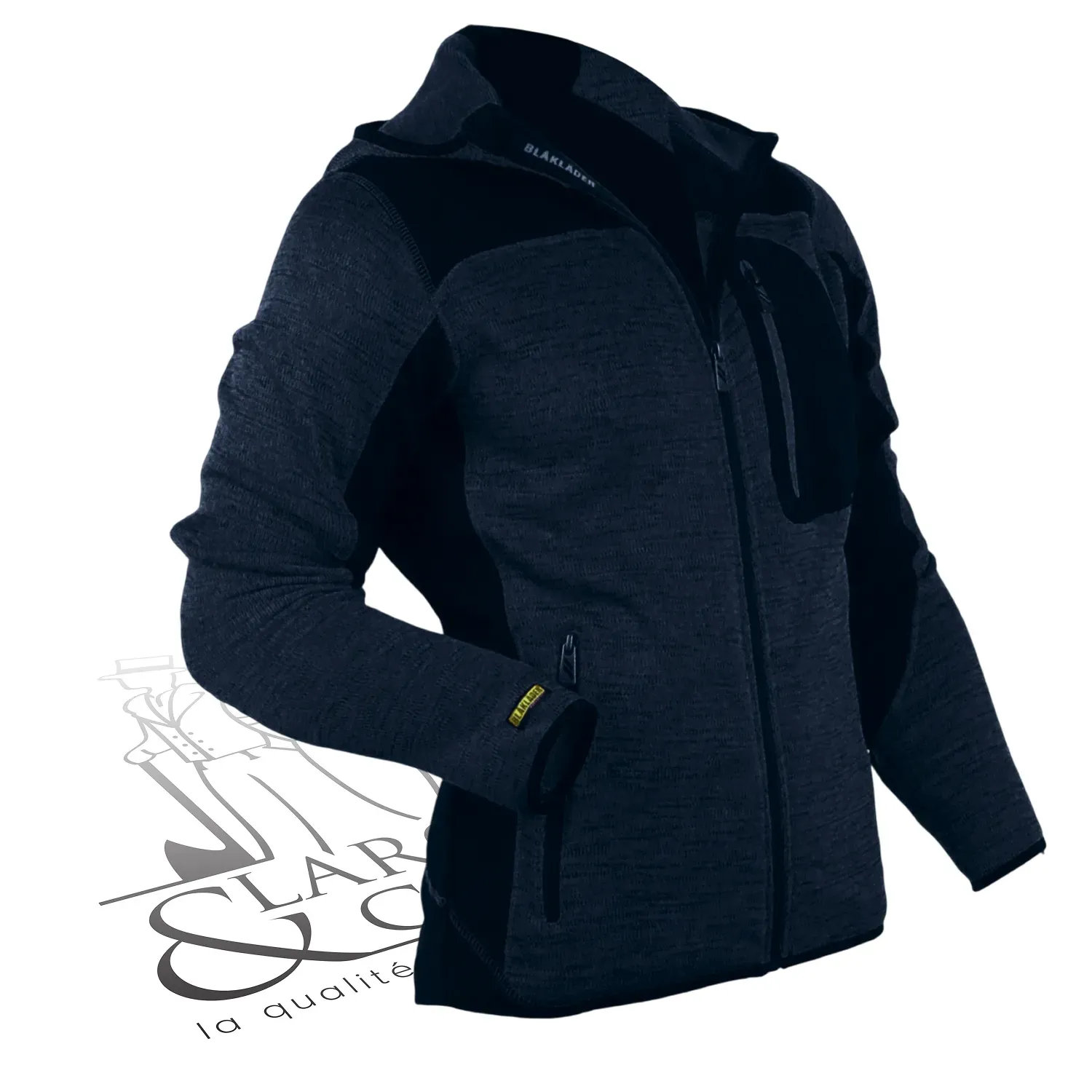 Veste de travail polaire à capuche Blaklader