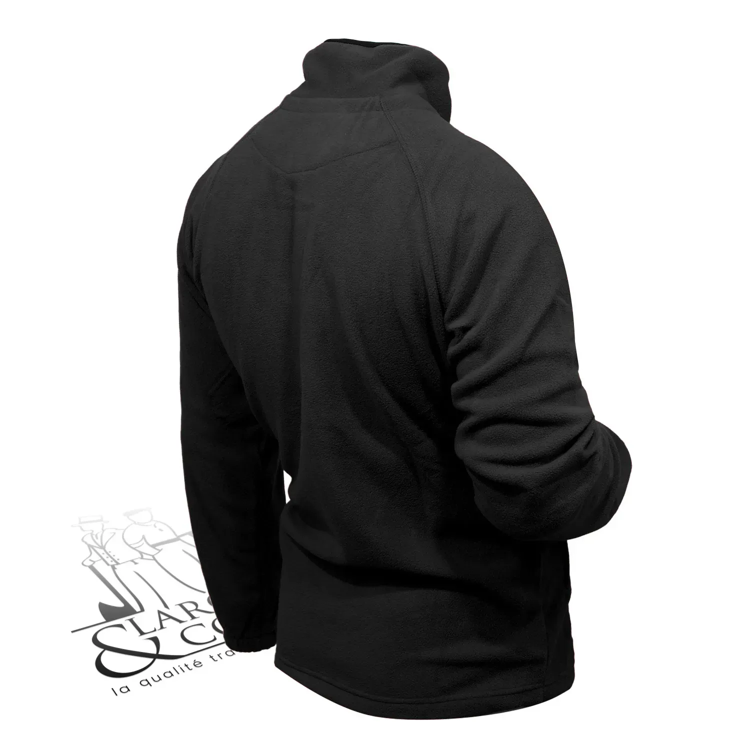 Polaire de travail personnalisable avec demi zip