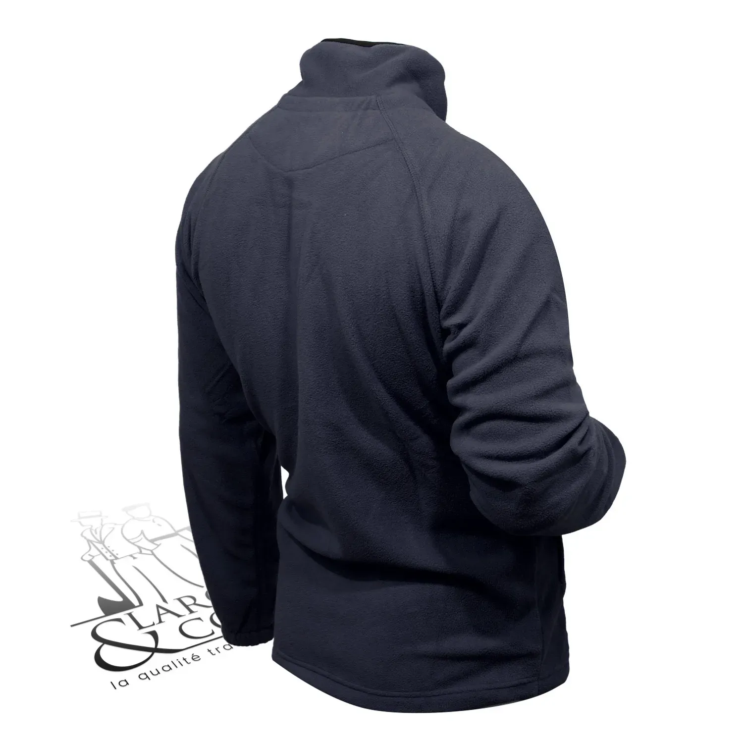 Polaire de travail personnalisable avec demi zip