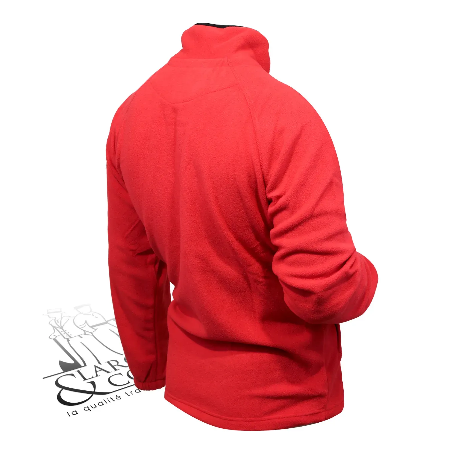 Polaire de travail personnalisable avec demi zip