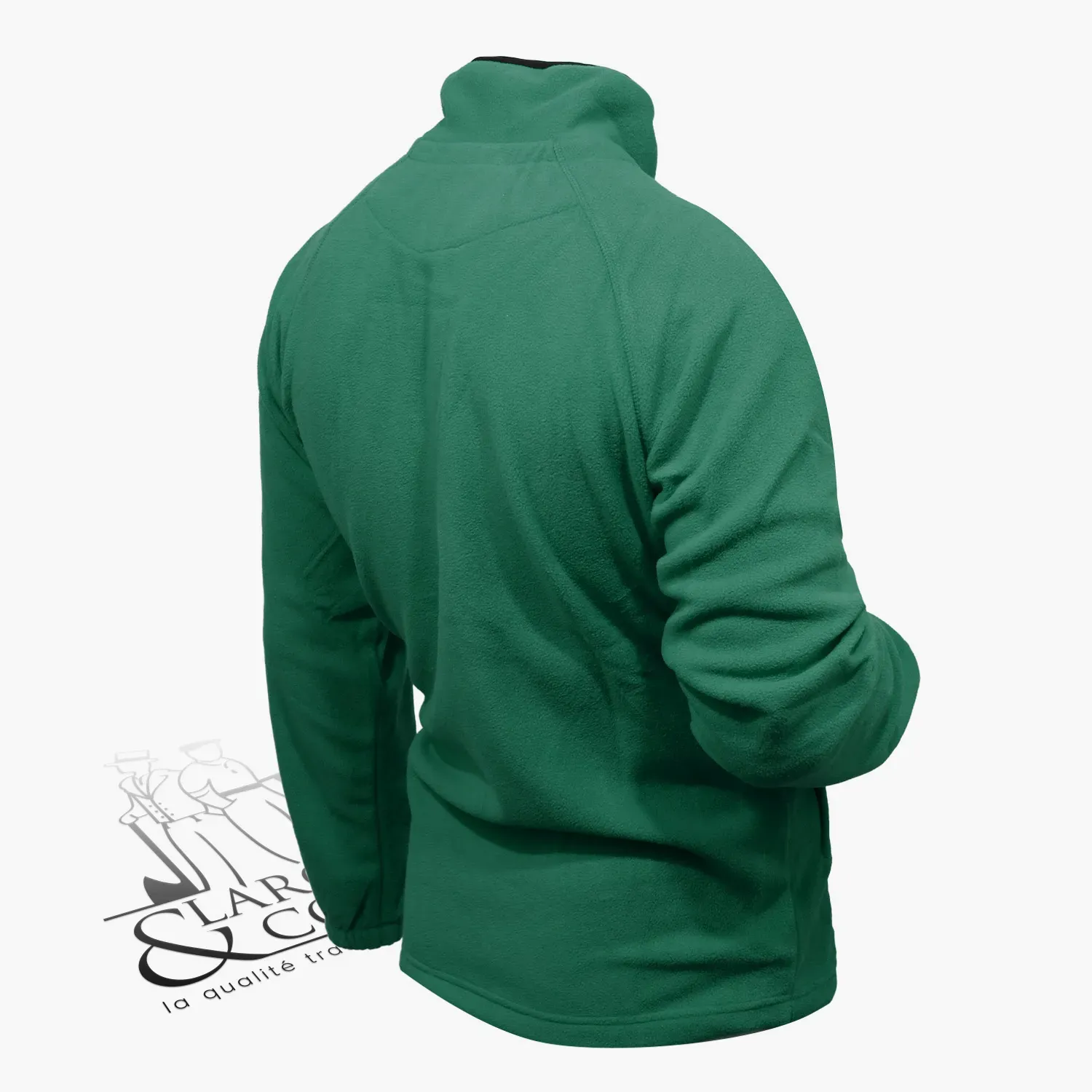 Polaire de travail personnalisable avec demi zip