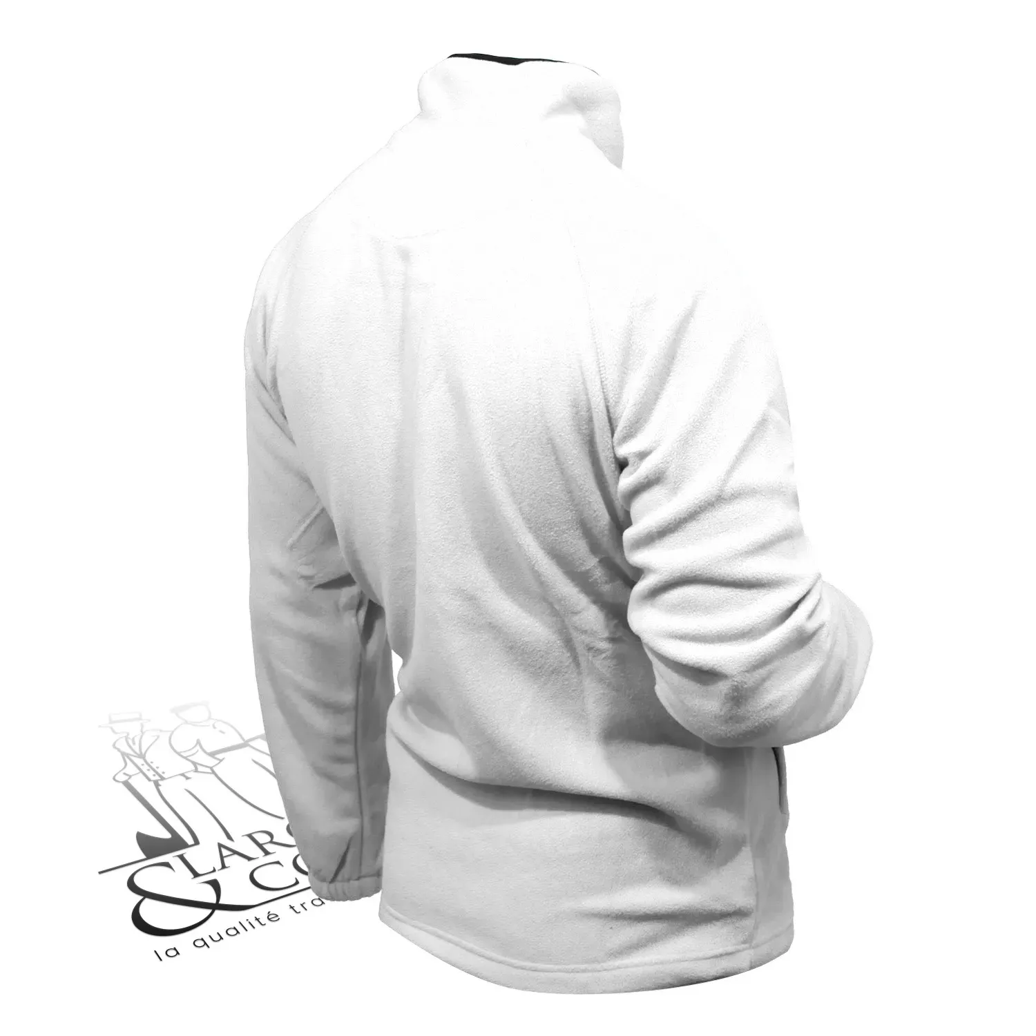 Polaire de travail personnalisable avec demi zip