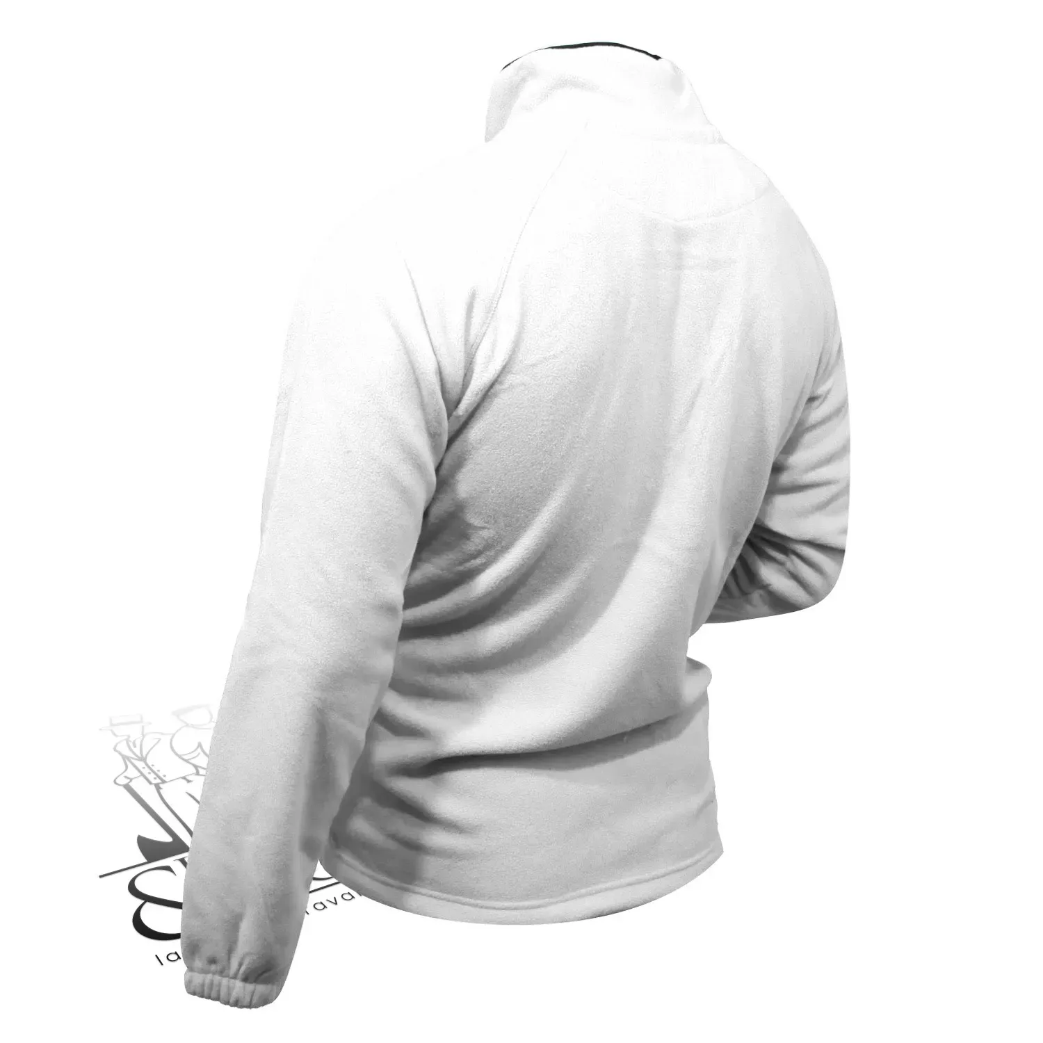 Polaire de travail personnalisable avec demi zip