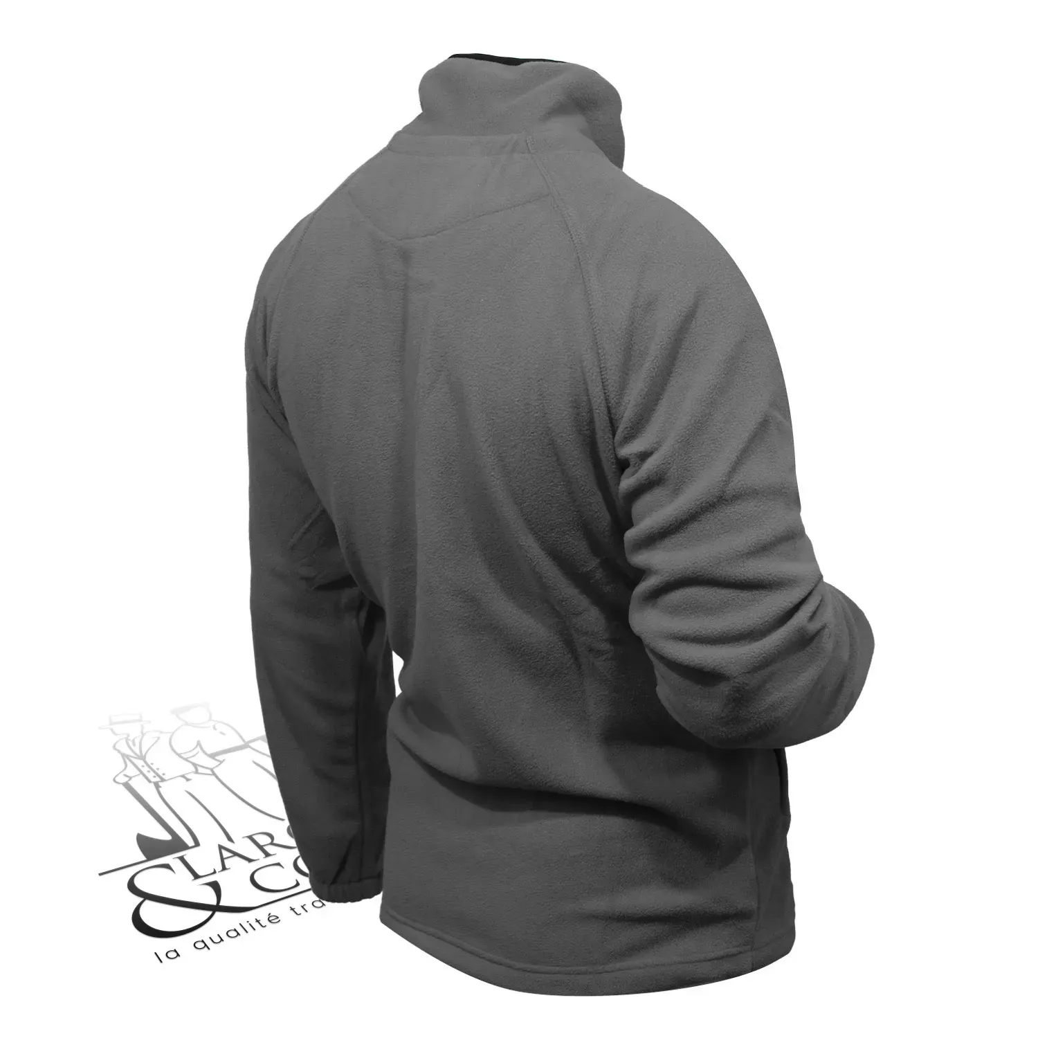 Polaire de travail personnalisable avec demi zip