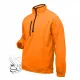 Polaire de travail personnalisable avec demi zip