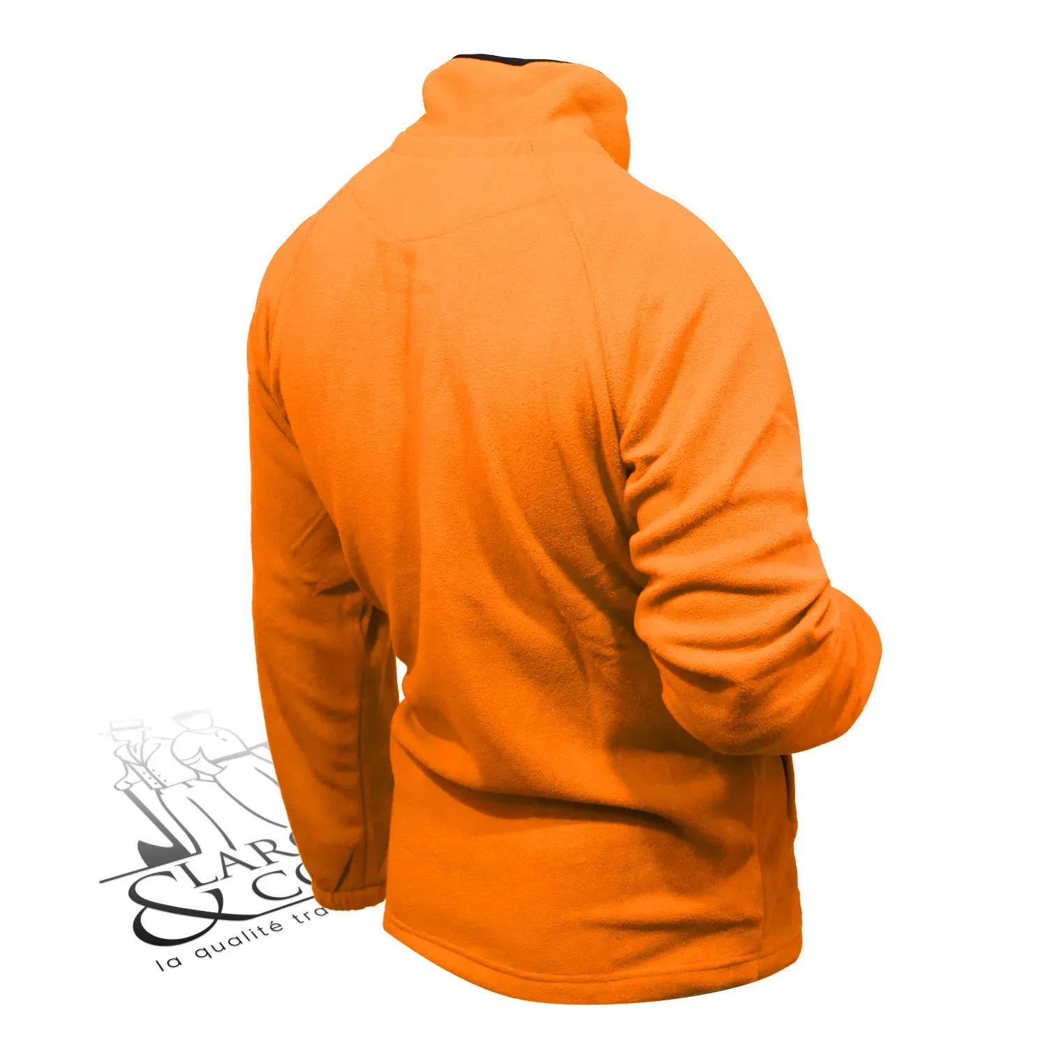 Polaire de travail personnalisable avec demi zip