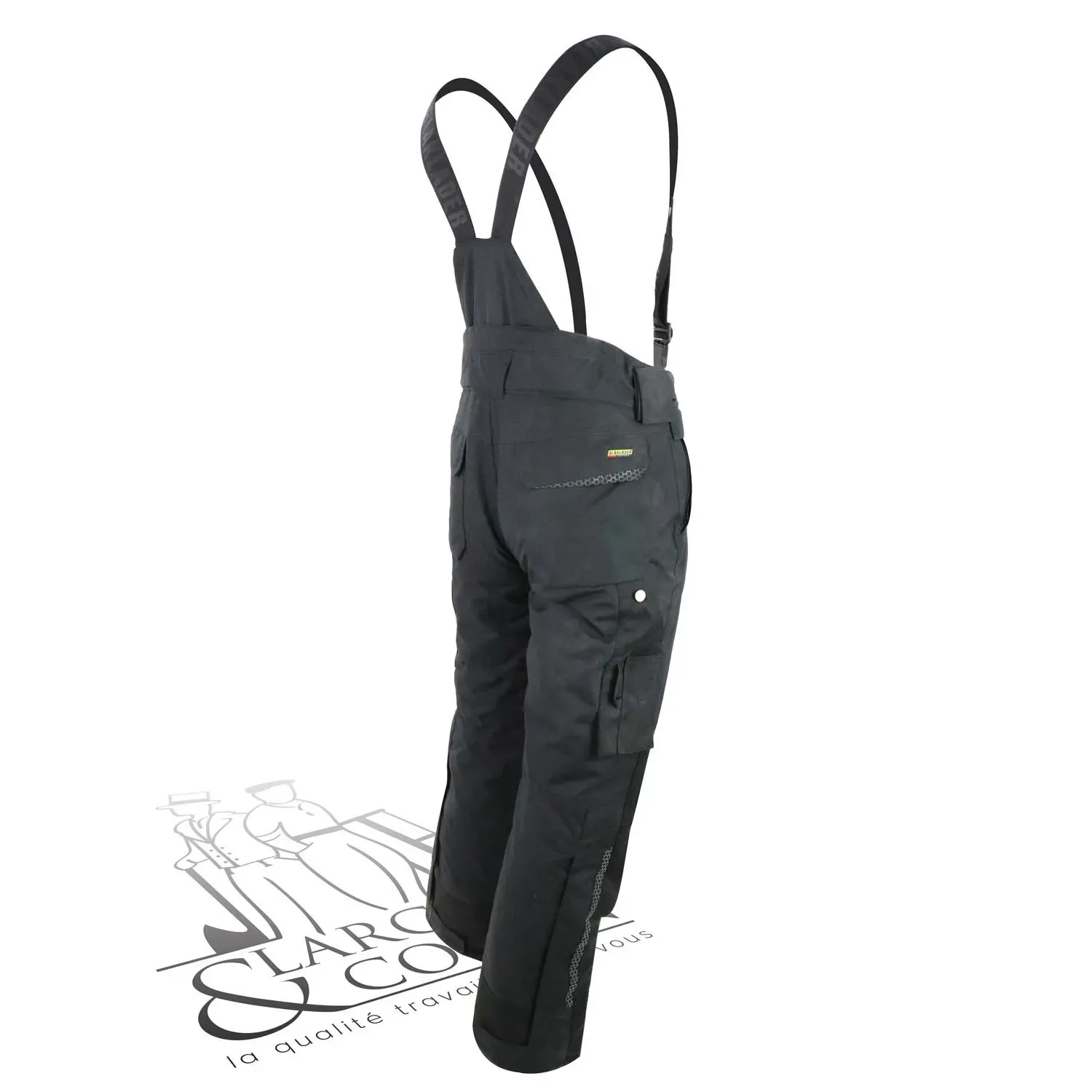 Pantalon de travail hiver doublé avec bretelles Blaklader