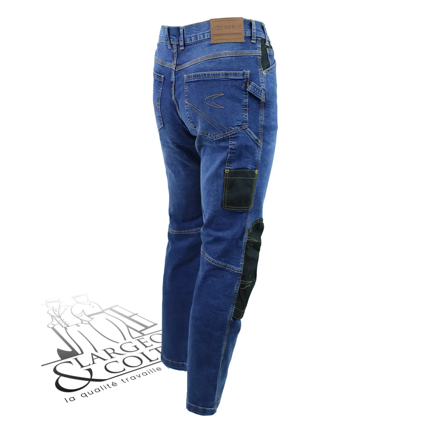 Jean de travail stretch multipoches Cofra