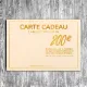 Carte cadeau avec gravure sur bois Largeot & Coltin