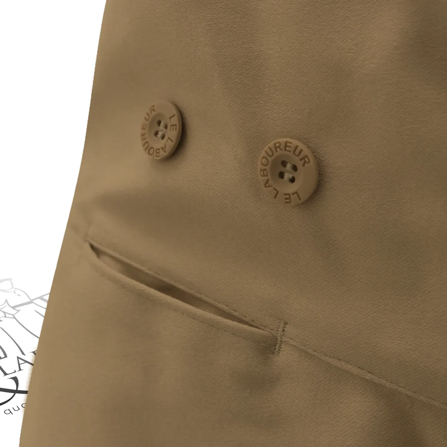 Largeot moleskine taille haute le Laboureur