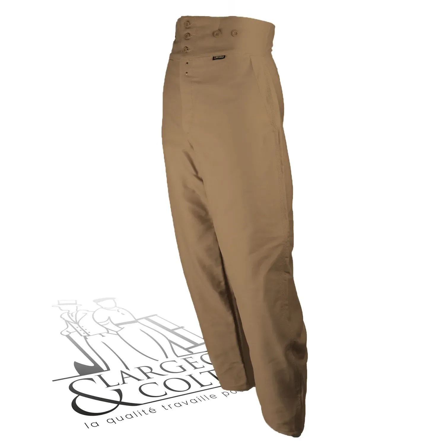 Largeot moleskine taille haute le Laboureur