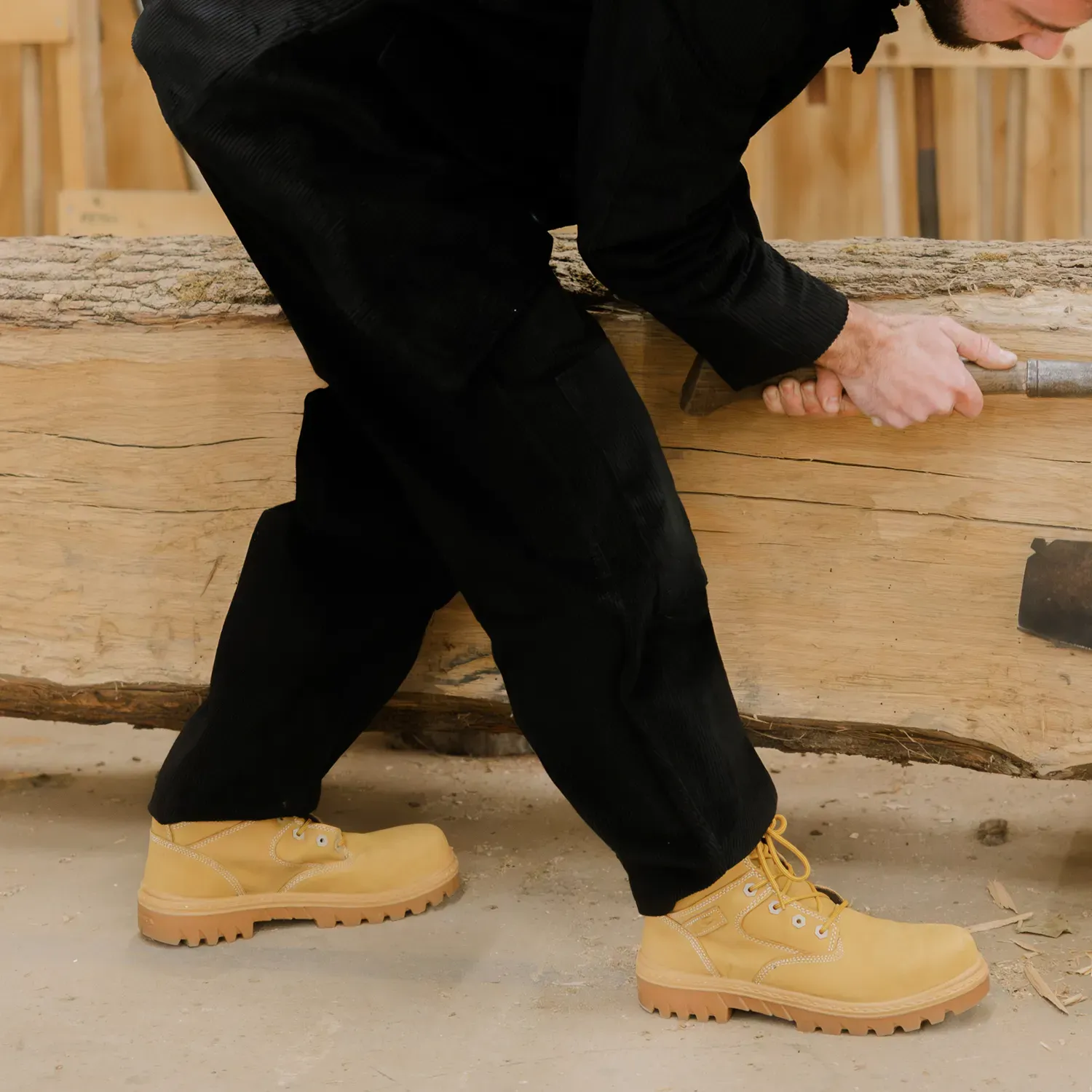 Largeot velours demi-ballon avec poches genouillères Le Beau-Fort