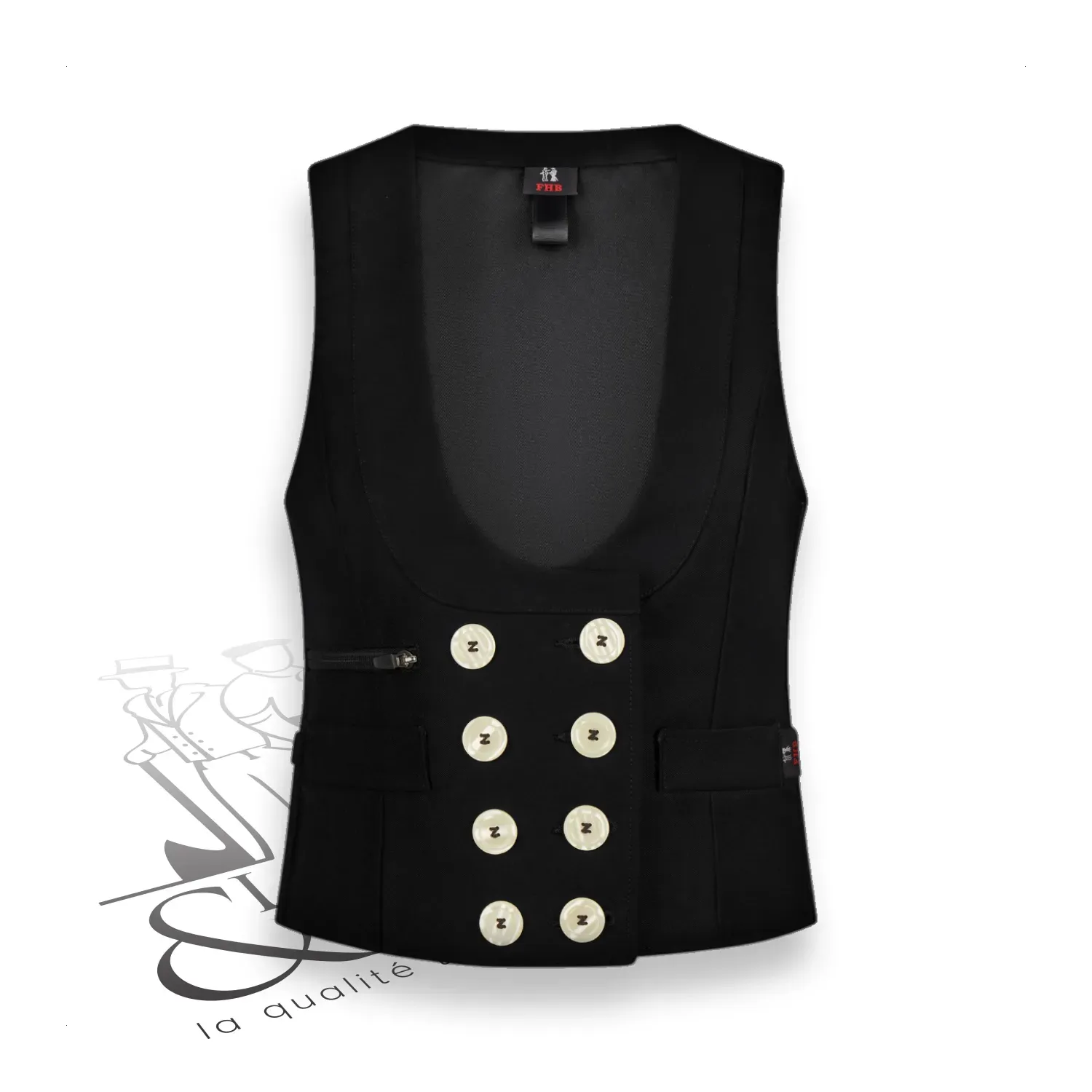 Gilet femme moleskine Karla FHB