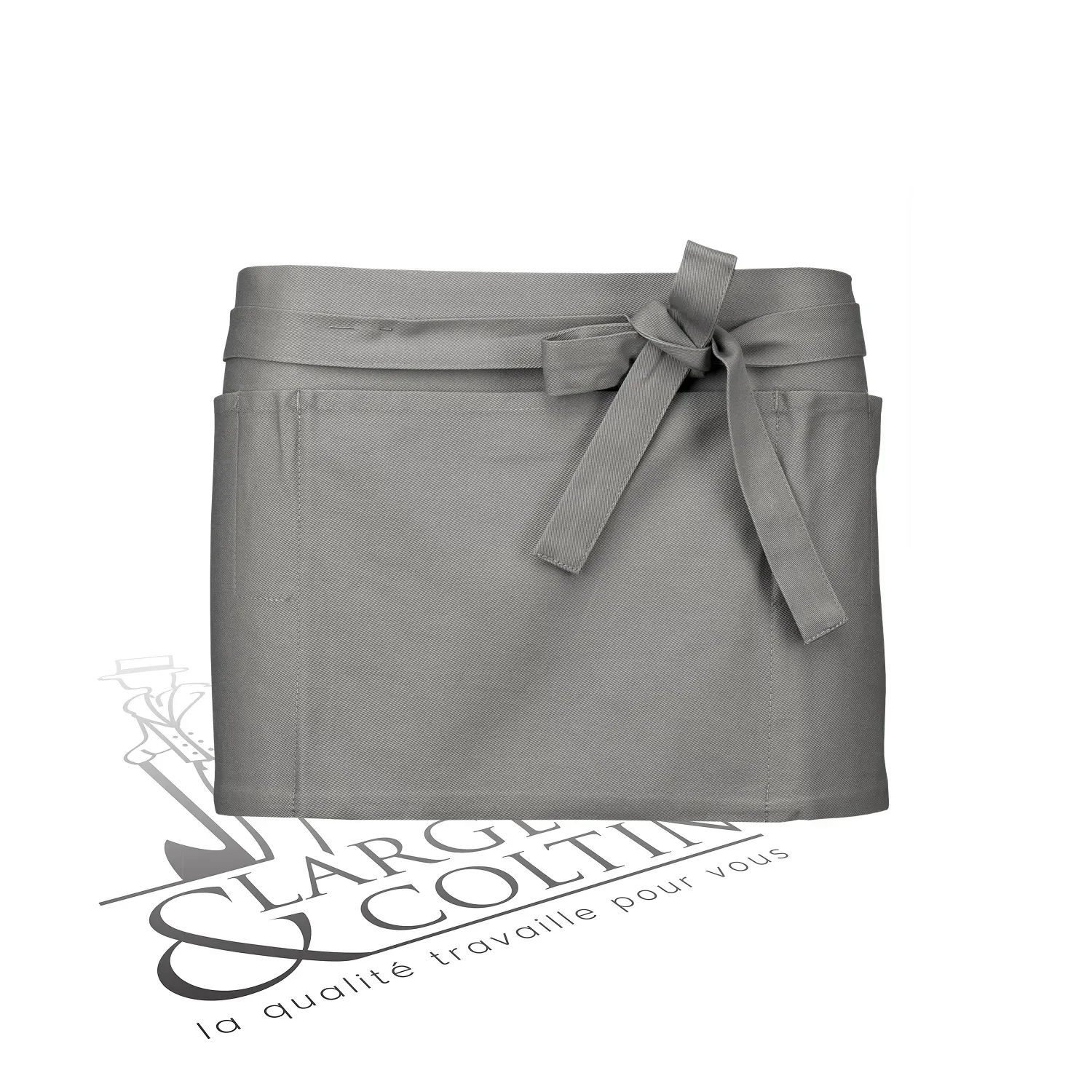 Tablier court 100% coton personnalisable