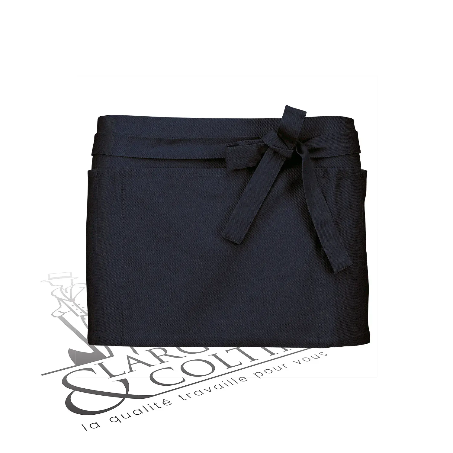 Tablier court 100% coton personnalisable