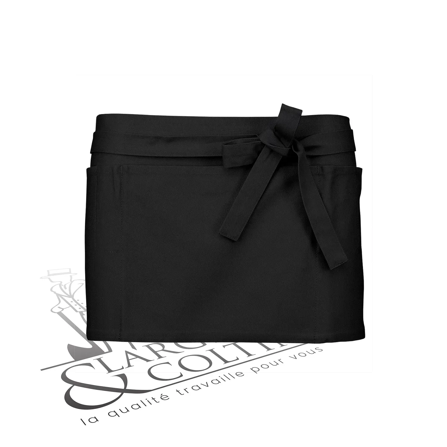 Tablier court 100% coton personnalisable