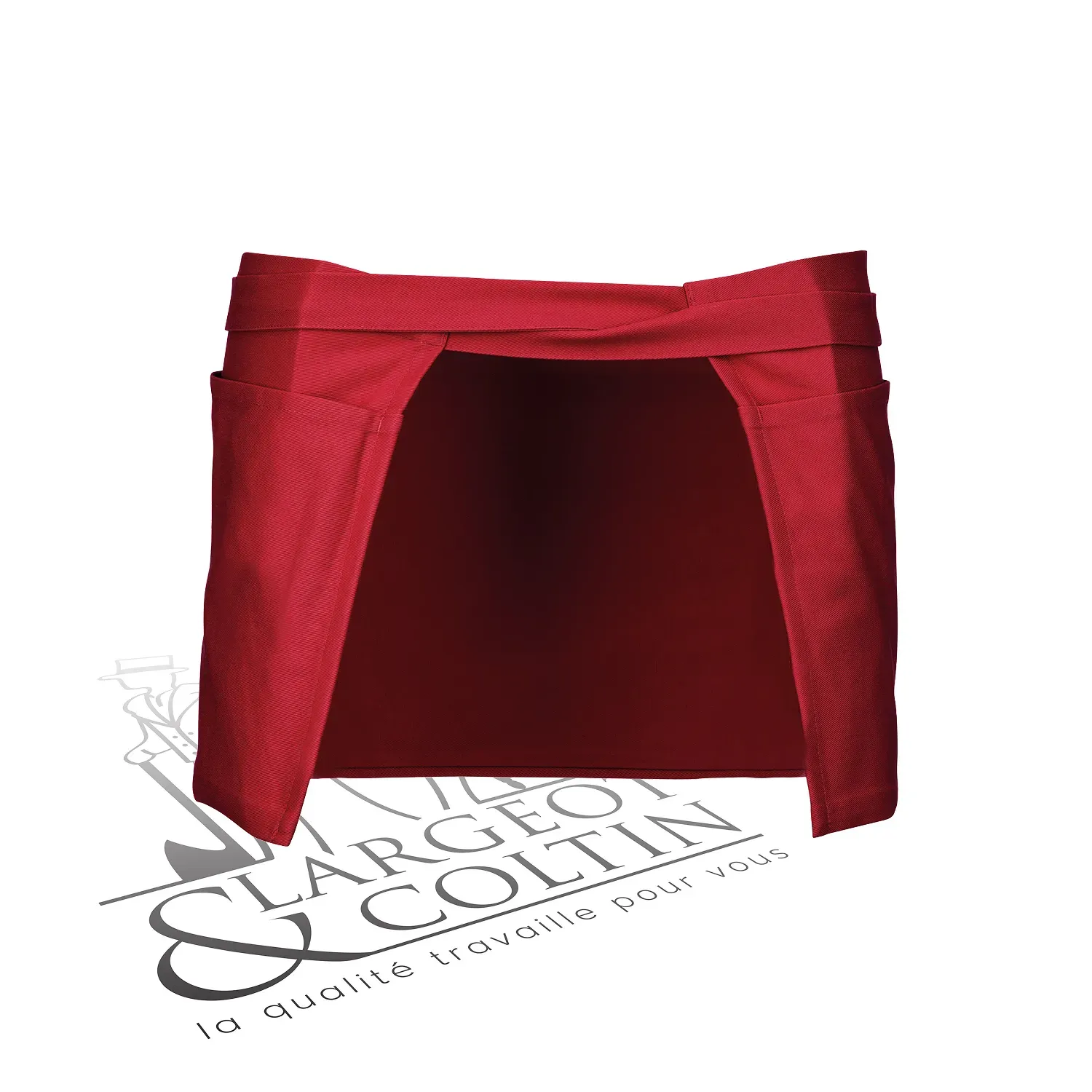 Tablier court 100% coton personnalisable