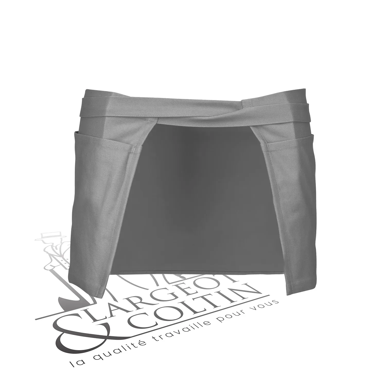 Tablier court 100% coton personnalisable