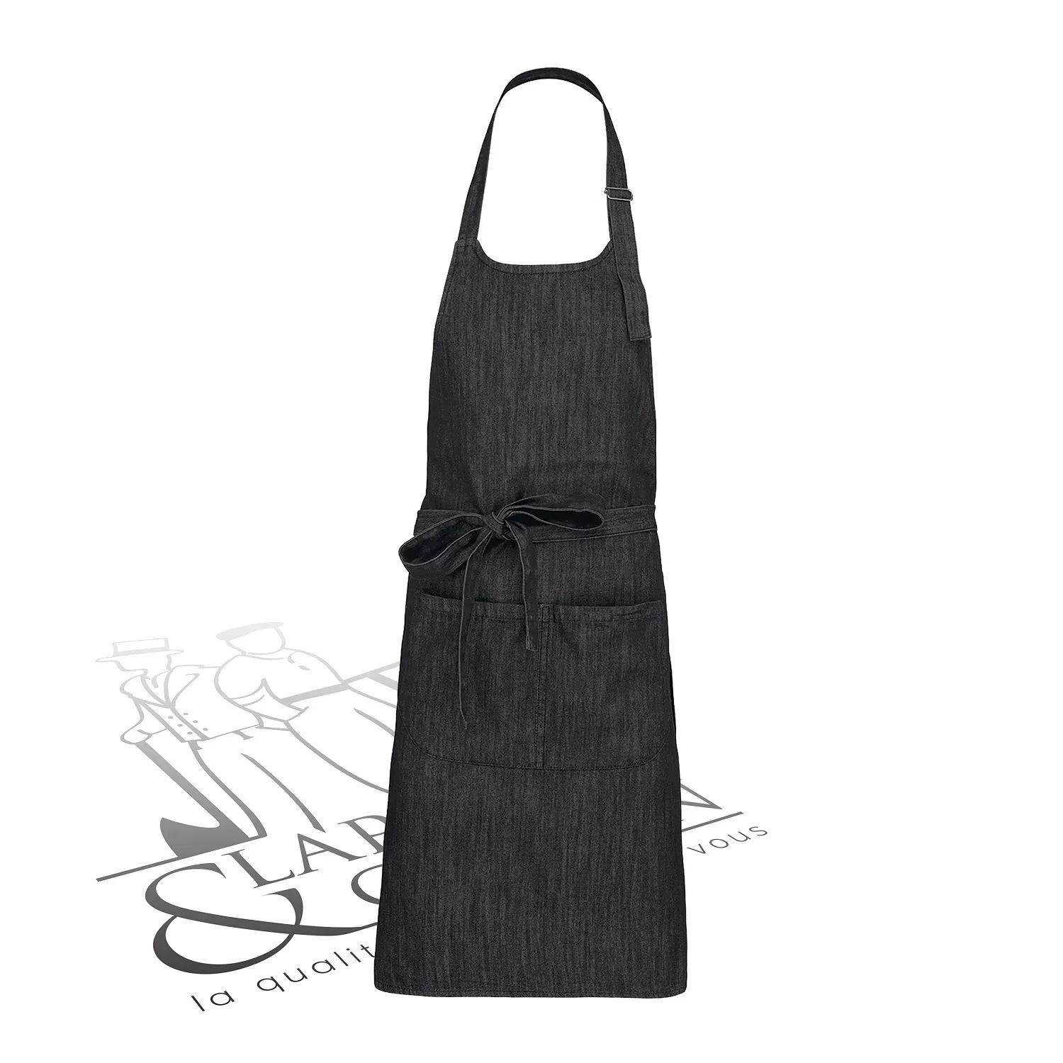 Tablier avec poche polycoton personnalisable