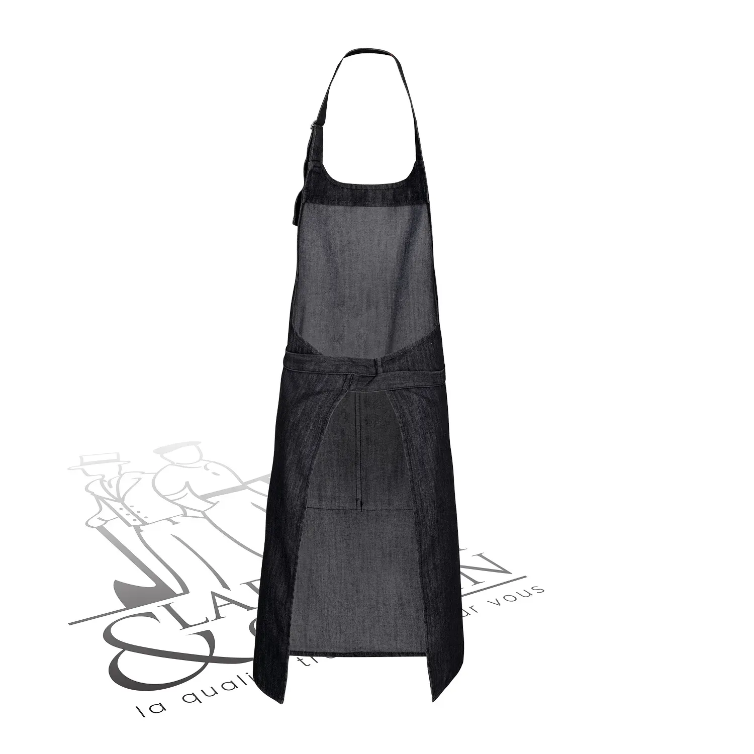 Tablier avec poche polycoton personnalisable