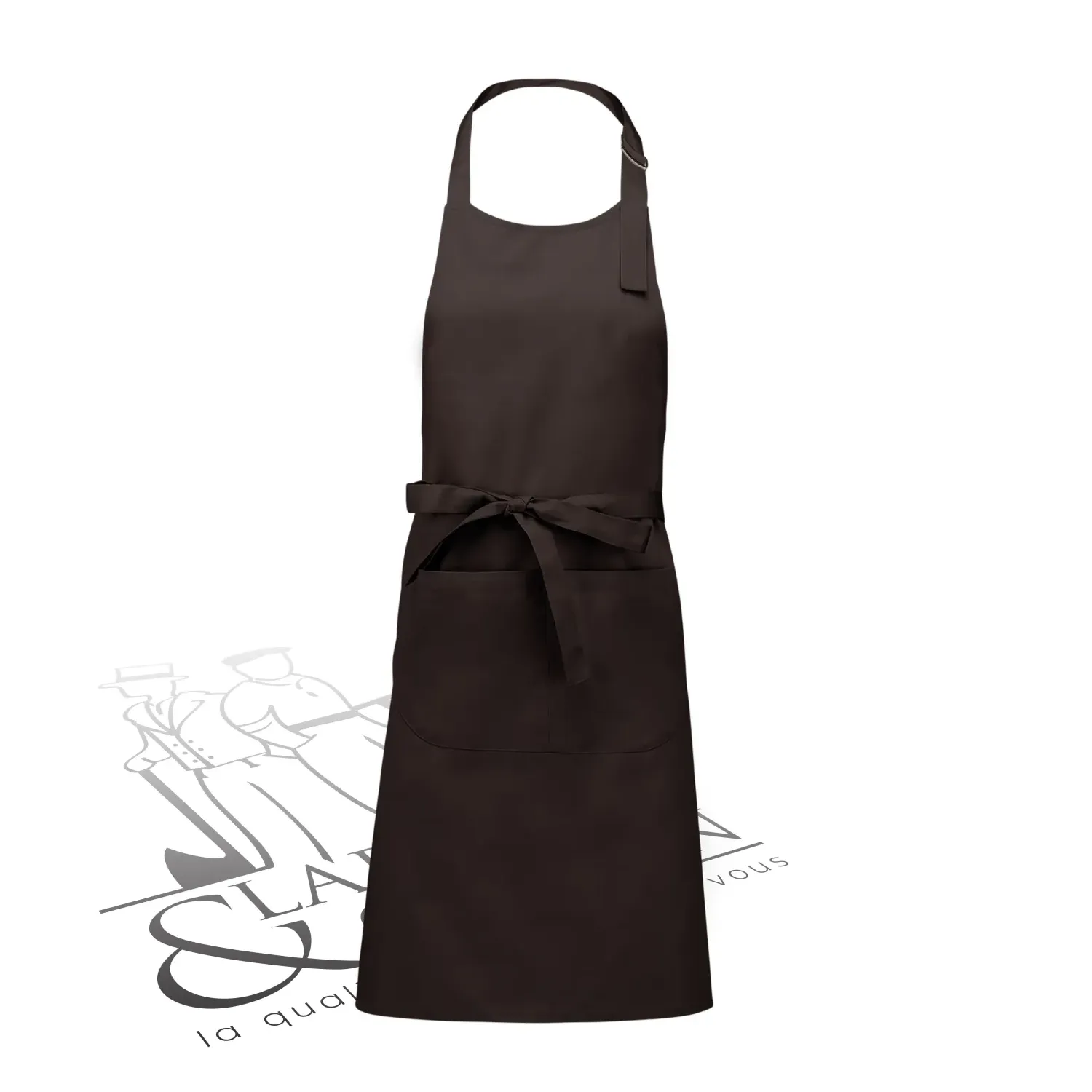 Tablier avec poche polycoton personnalisable