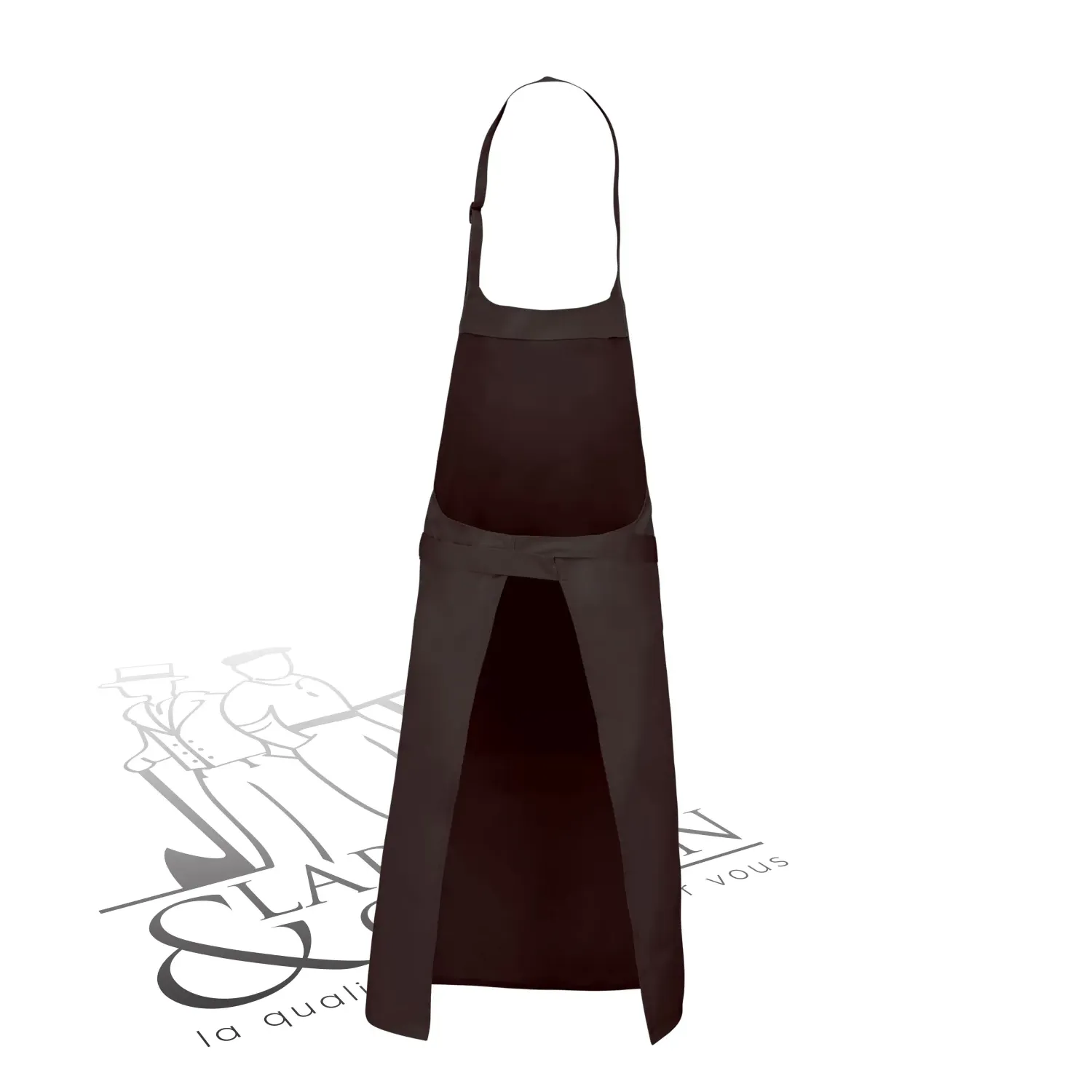 Tablier avec poche polycoton personnalisable