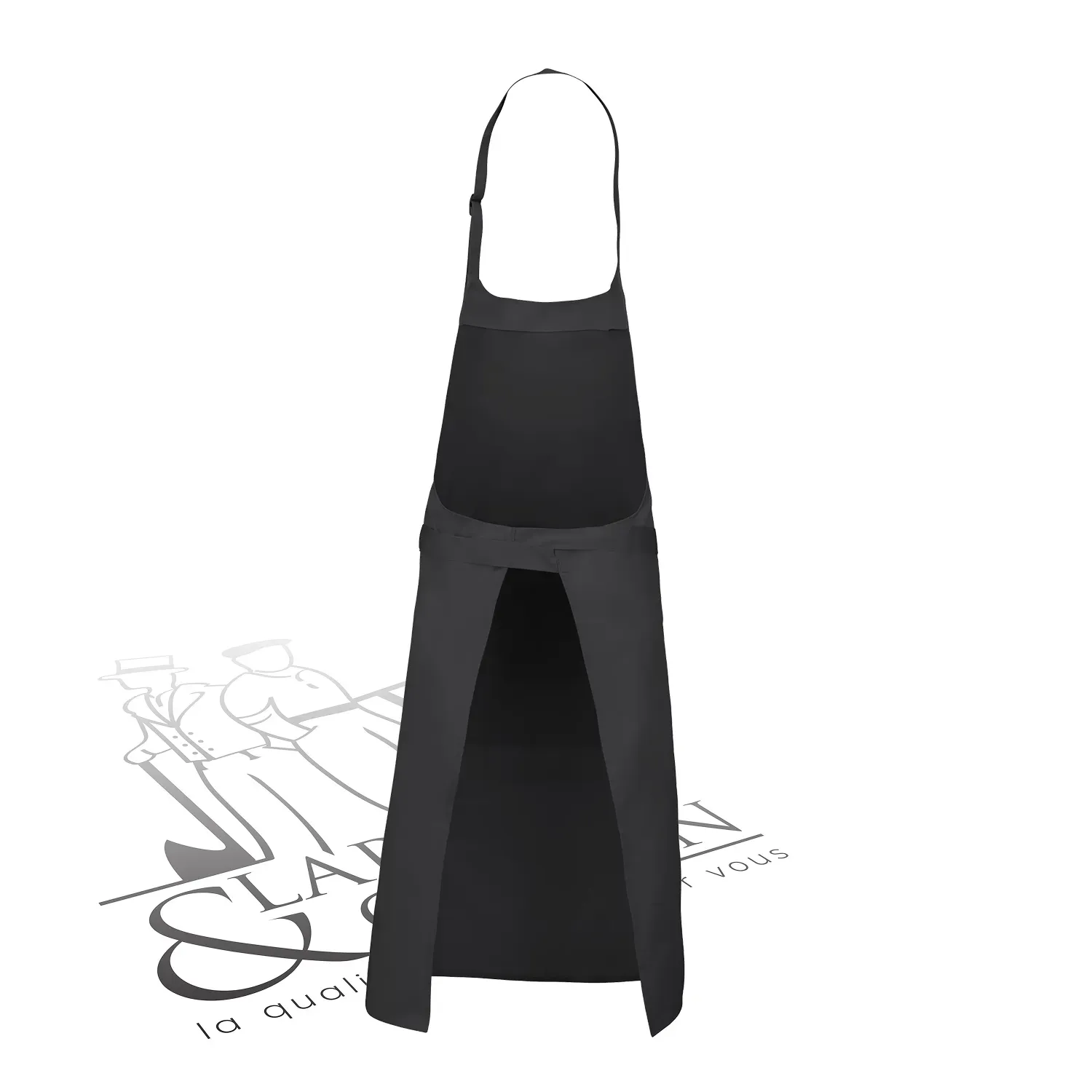 Tablier avec poche polycoton personnalisable