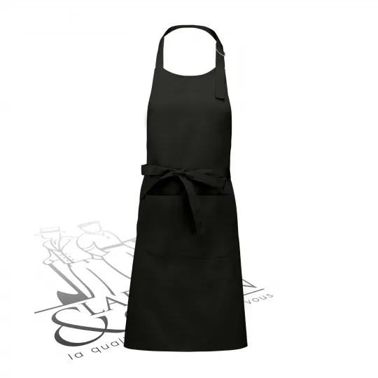 Tablier avec poche polycoton personnalisable