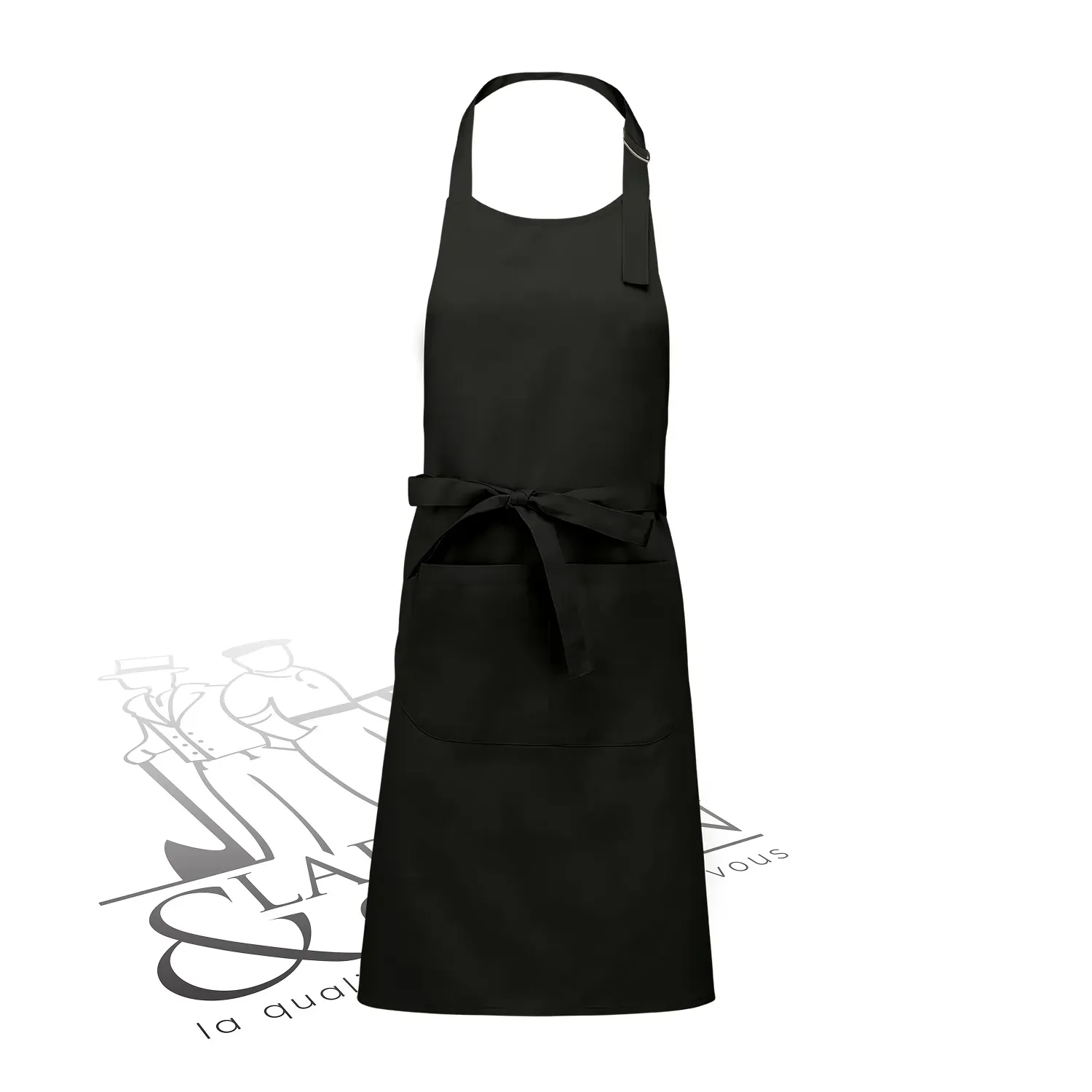 Tablier avec poche polycoton personnalisable