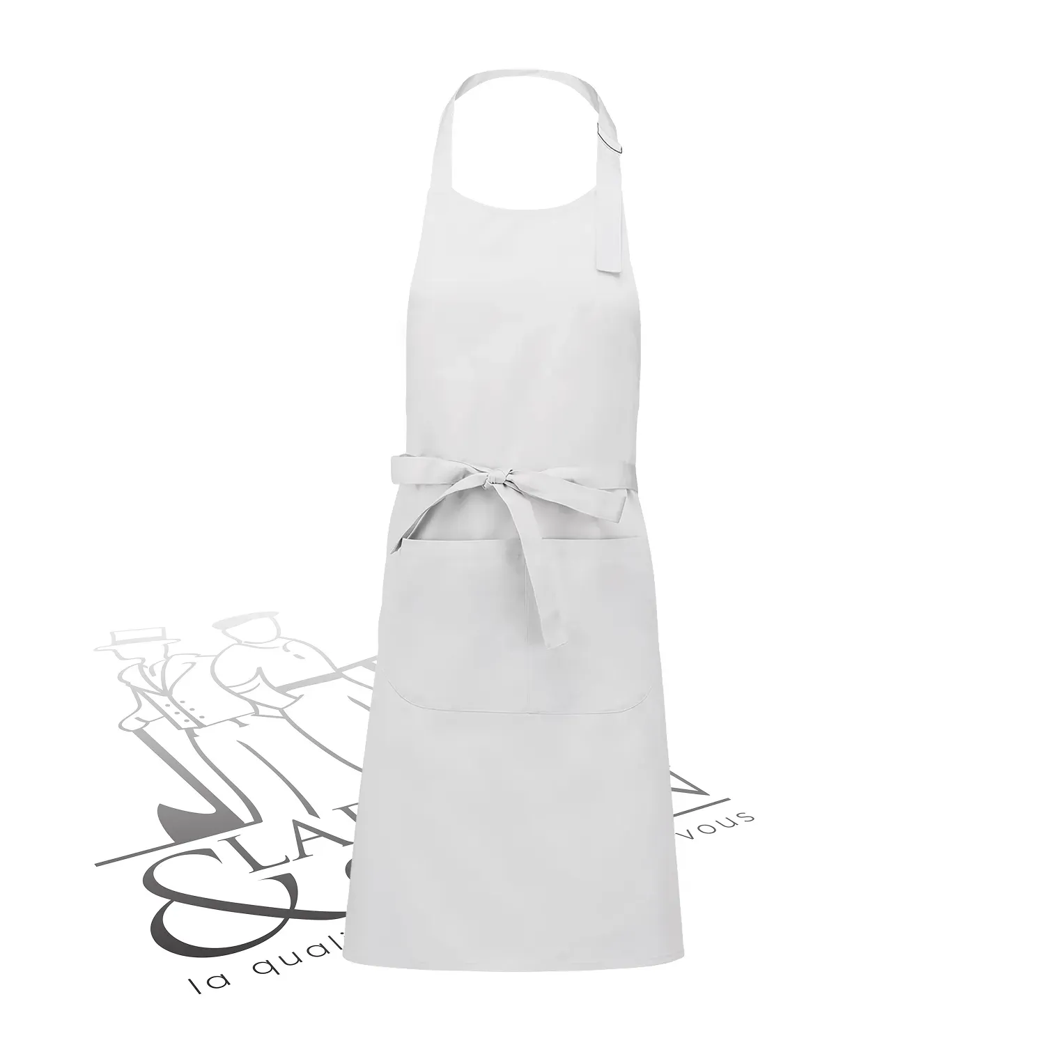 Tablier avec poche polycoton personnalisable
