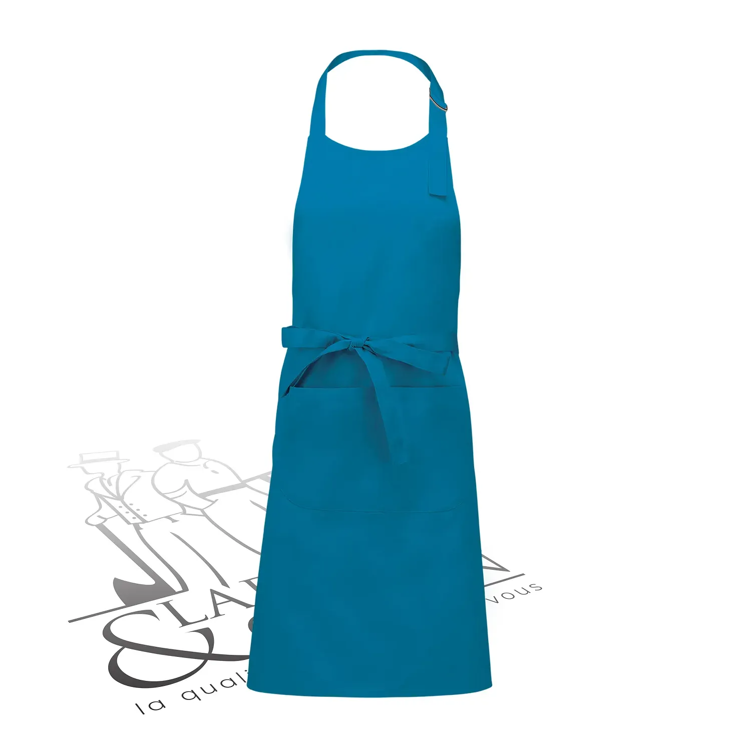 Tablier avec poche polycoton personnalisable