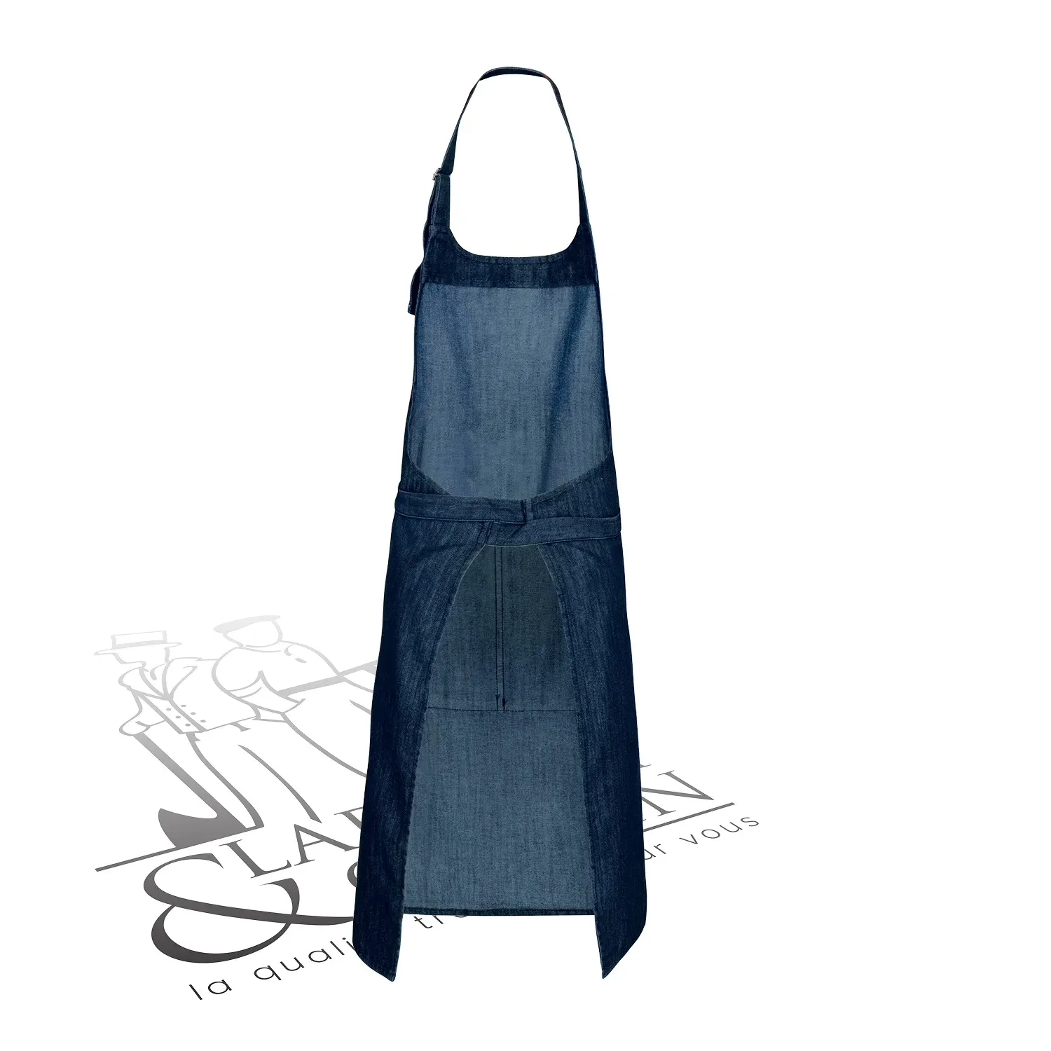 Tablier avec poche polycoton personnalisable