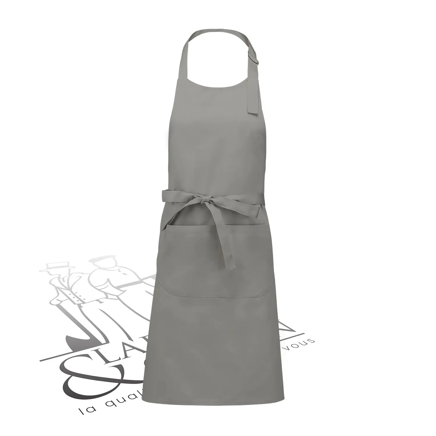 Tablier avec poche polycoton personnalisable