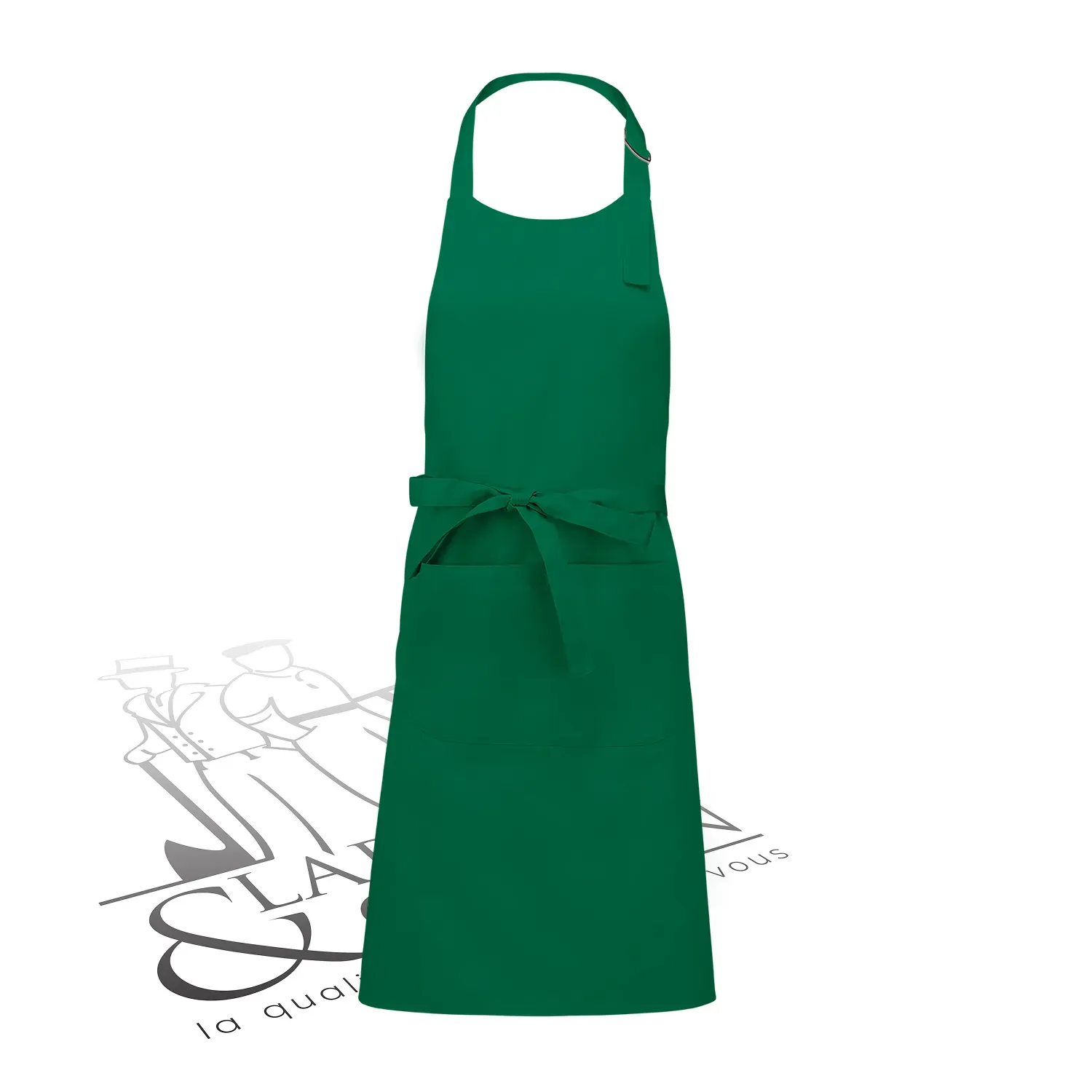 Tablier avec poche polycoton personnalisable