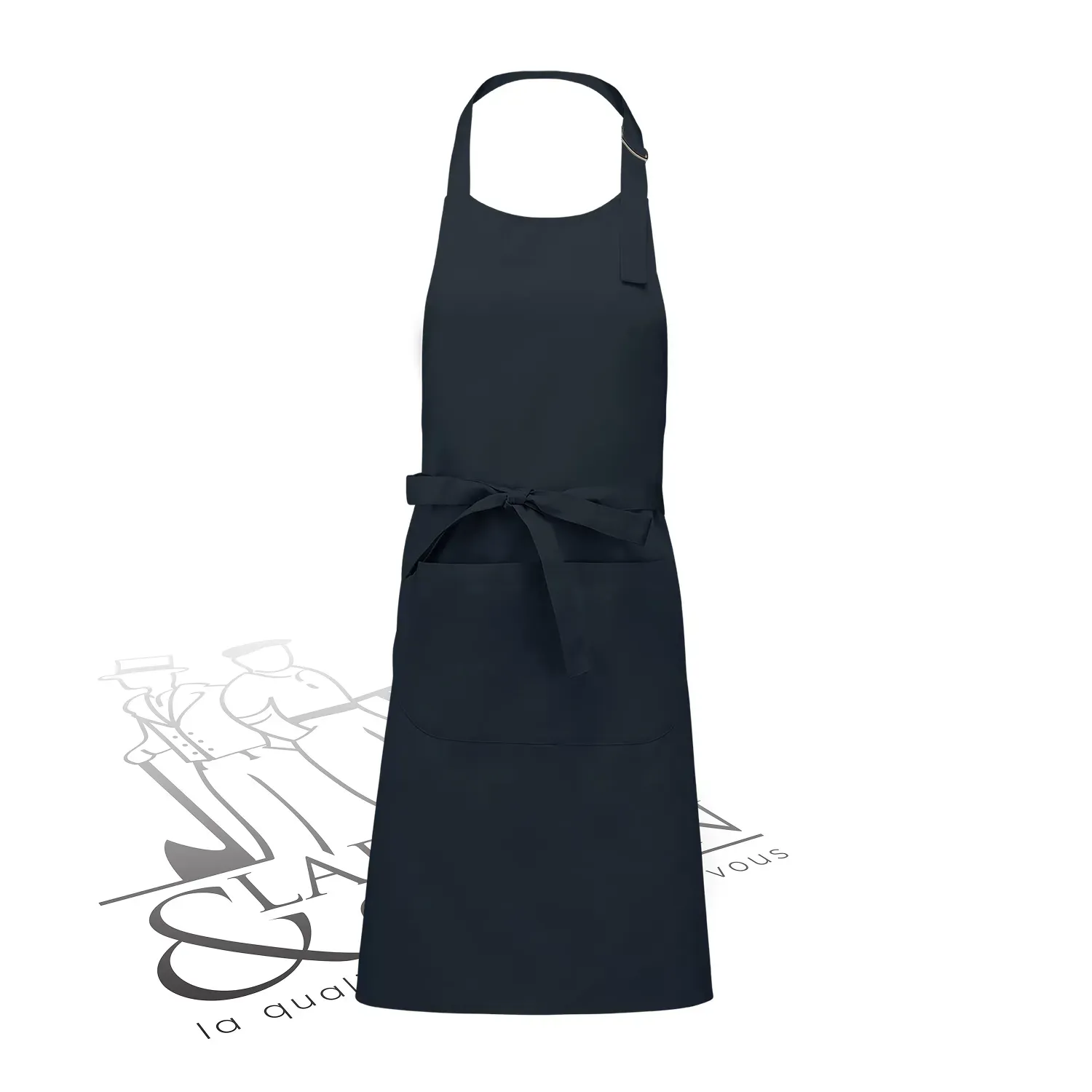 Tablier avec poche polycoton personnalisable