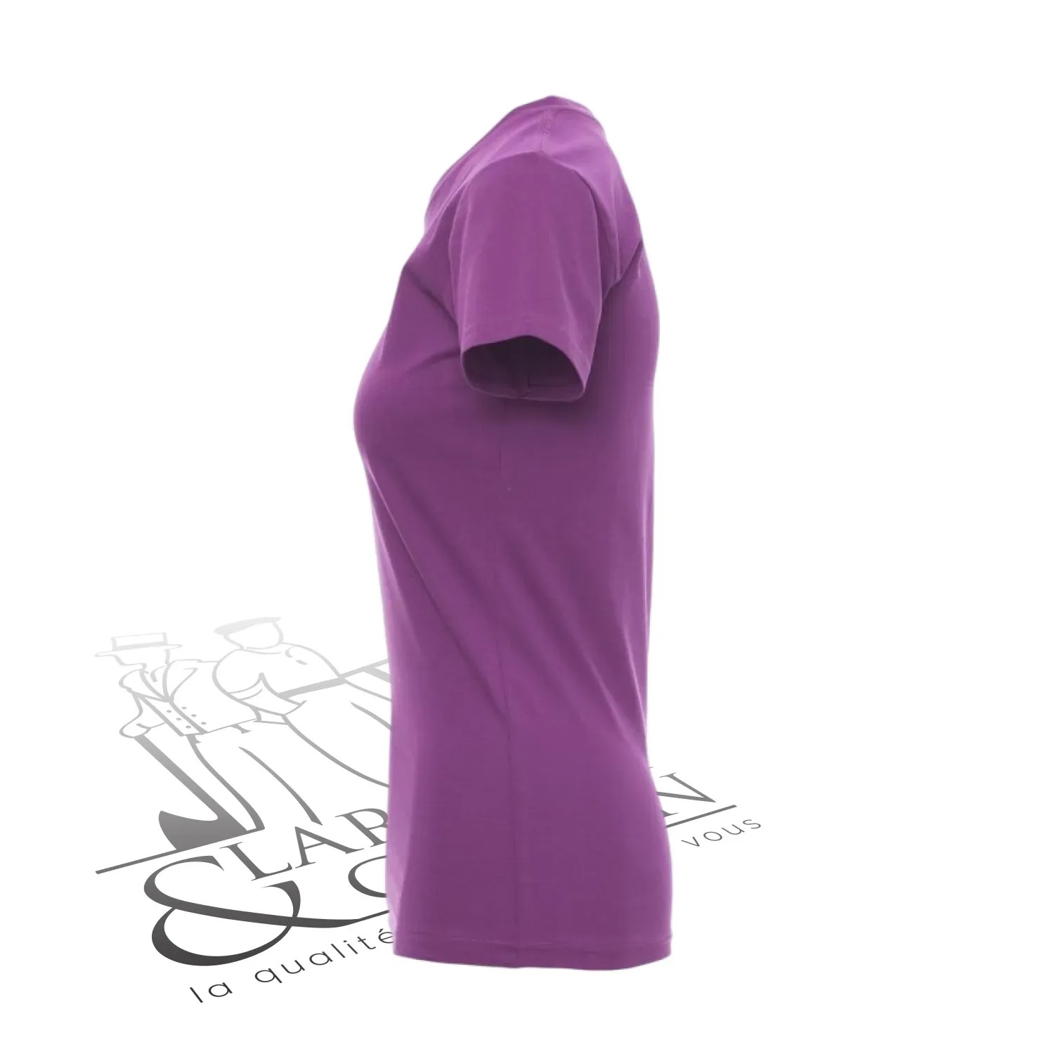 T-shirt de travail femme col rond