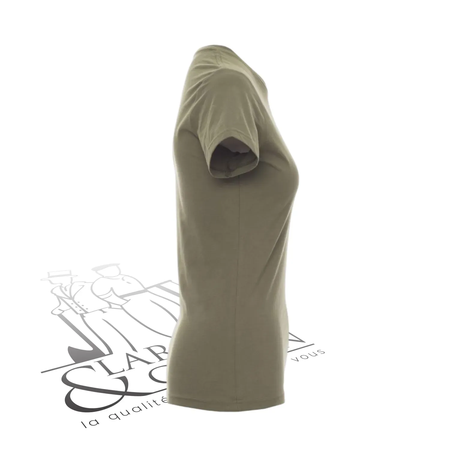 T-shirt de travail femme col rond