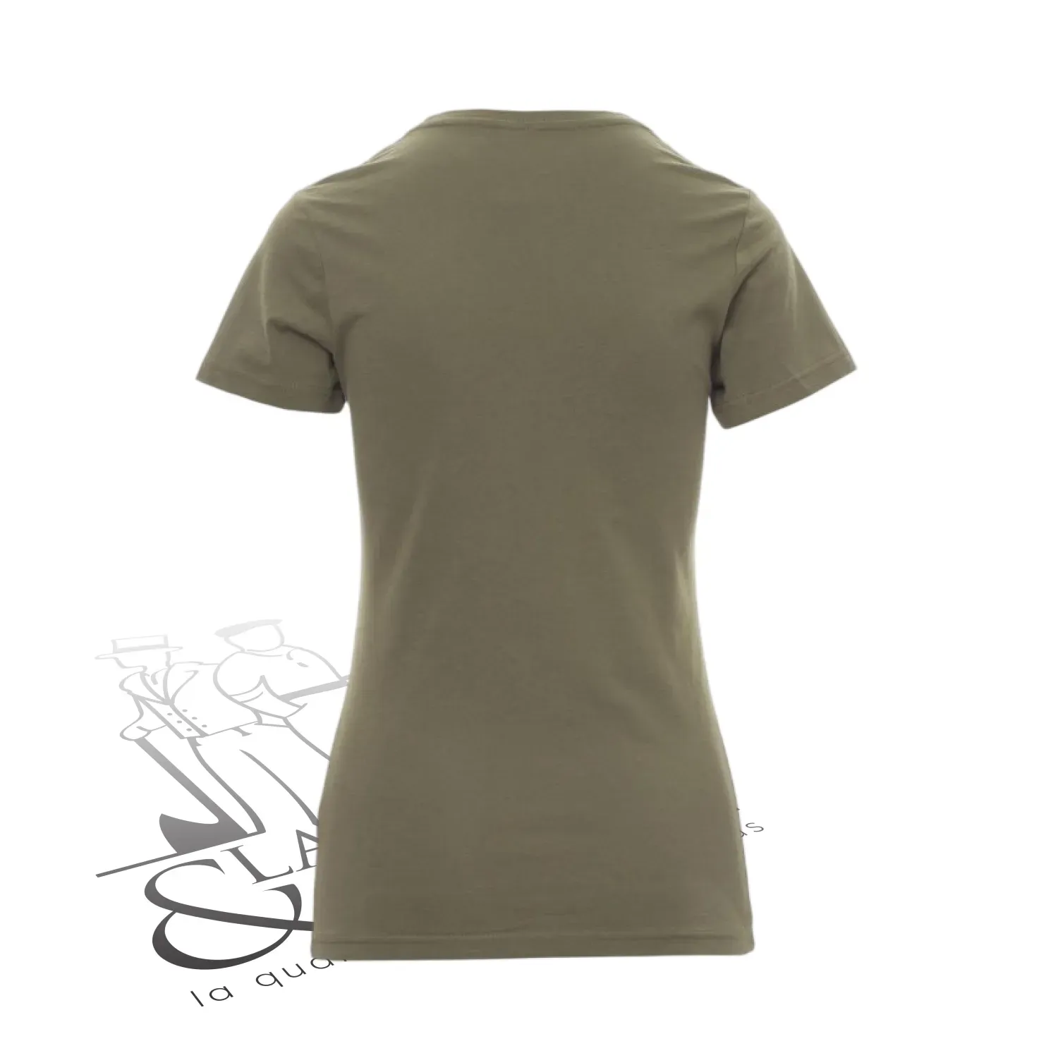 T-shirt de travail femme col rond