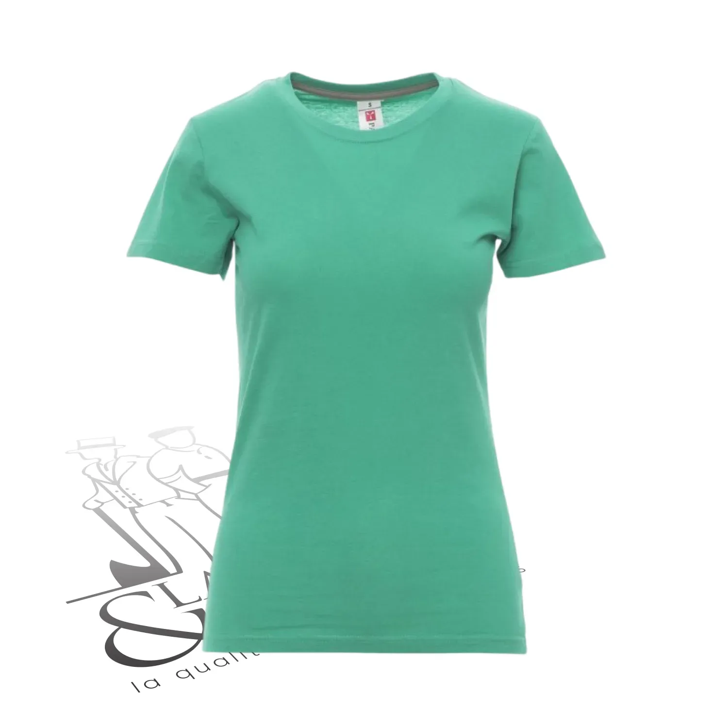 T-shirt de travail femme col rond